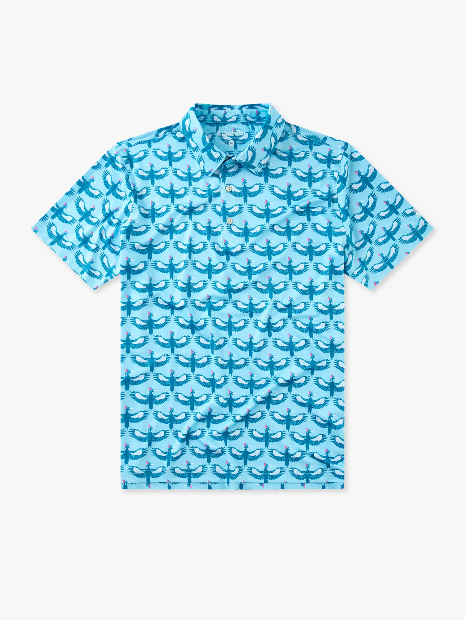 The Birds Of A Feather- Blue (Performance Polo)
