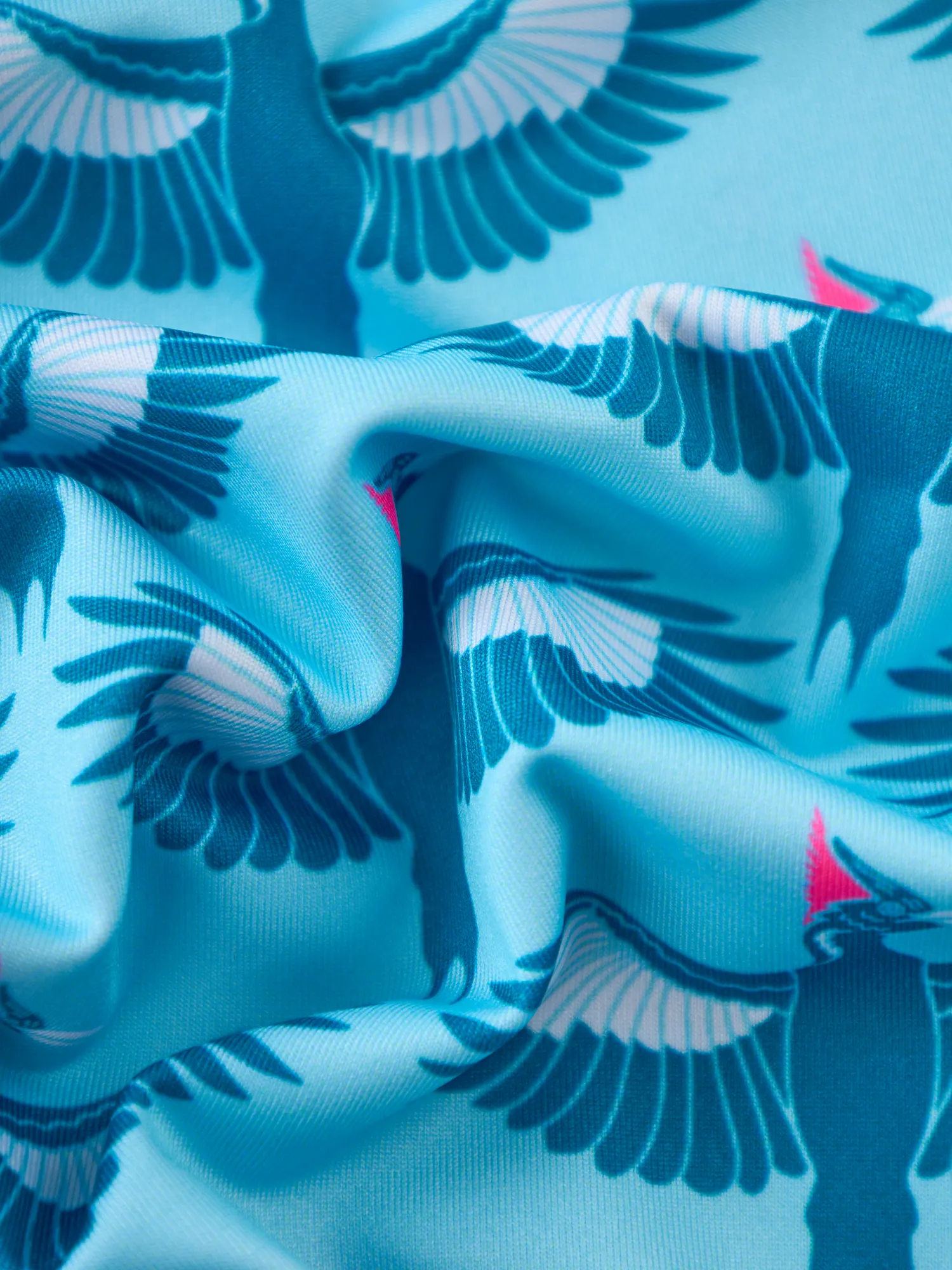 The Birds Of A Feather- Blue (Performance Polo)