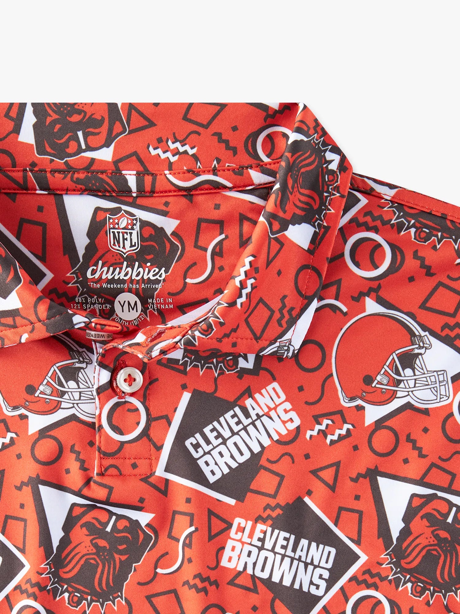 The Browns Game Day Fit (Boys Performance Polo)