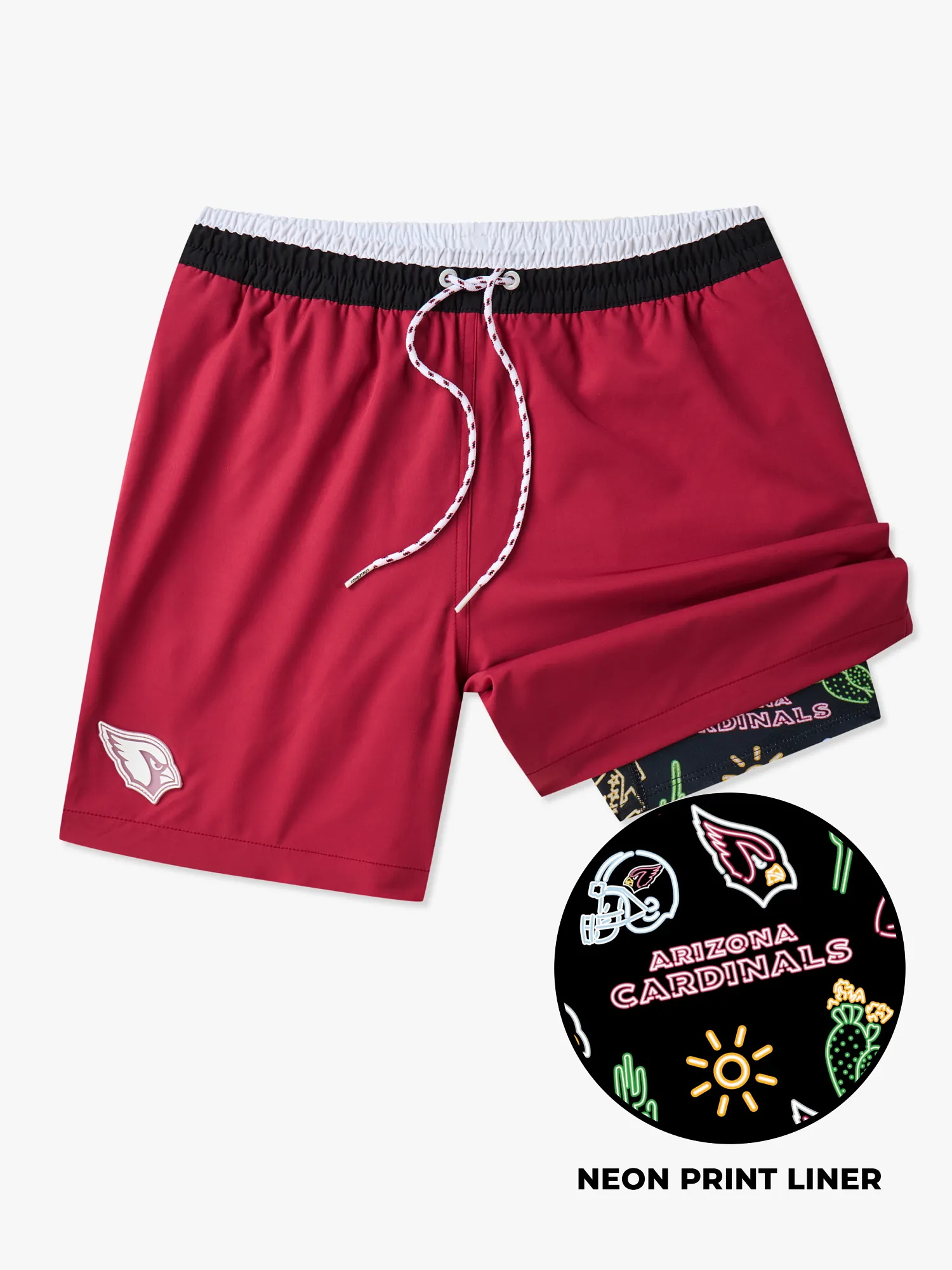 The Cardinals 5.5" (NFL Classic Lined Swim Trunks)