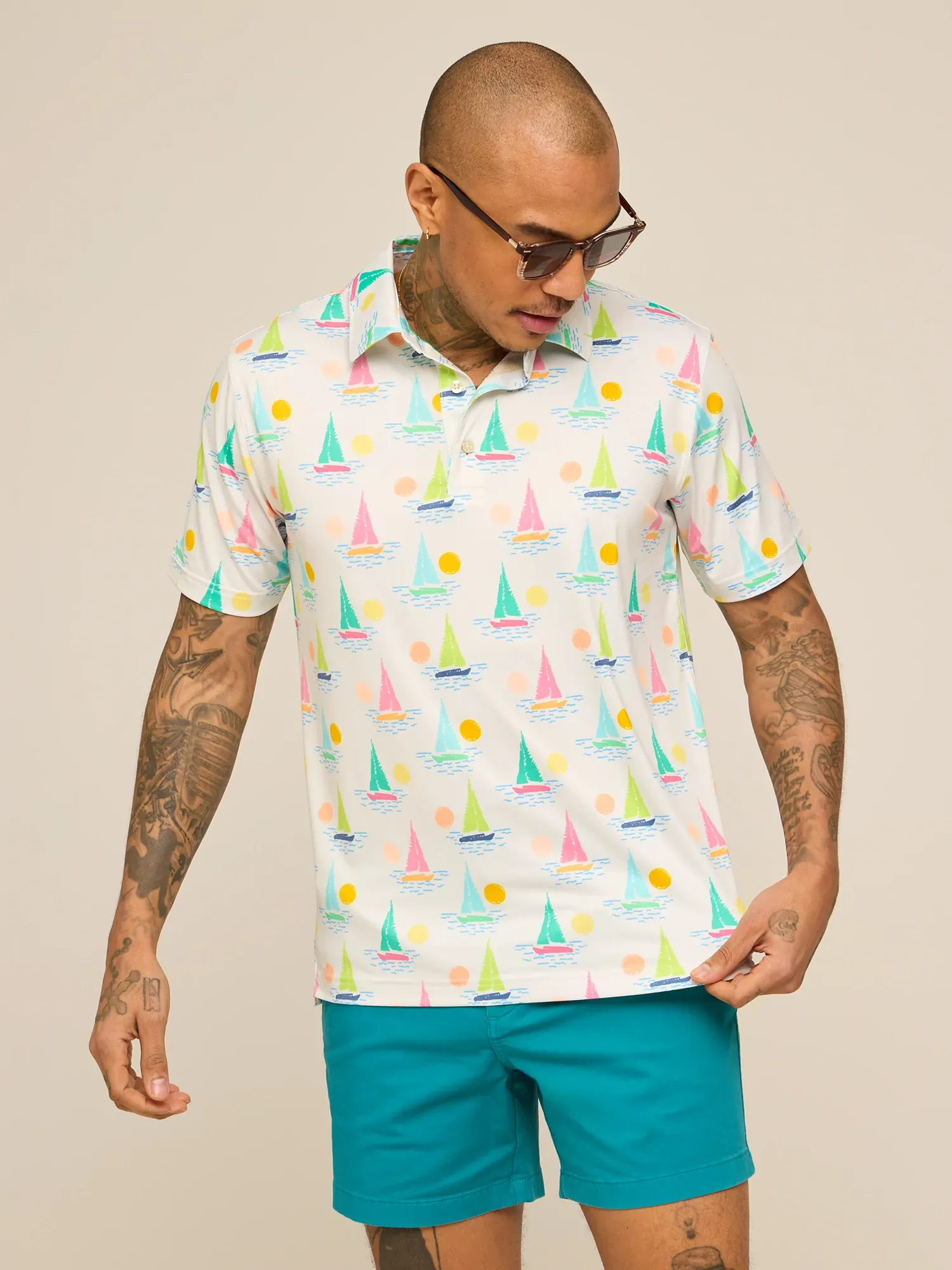 5535-the-come-sail-away-performance-polo-white-1.webp The Come Sail Away (Performance Polo)- White