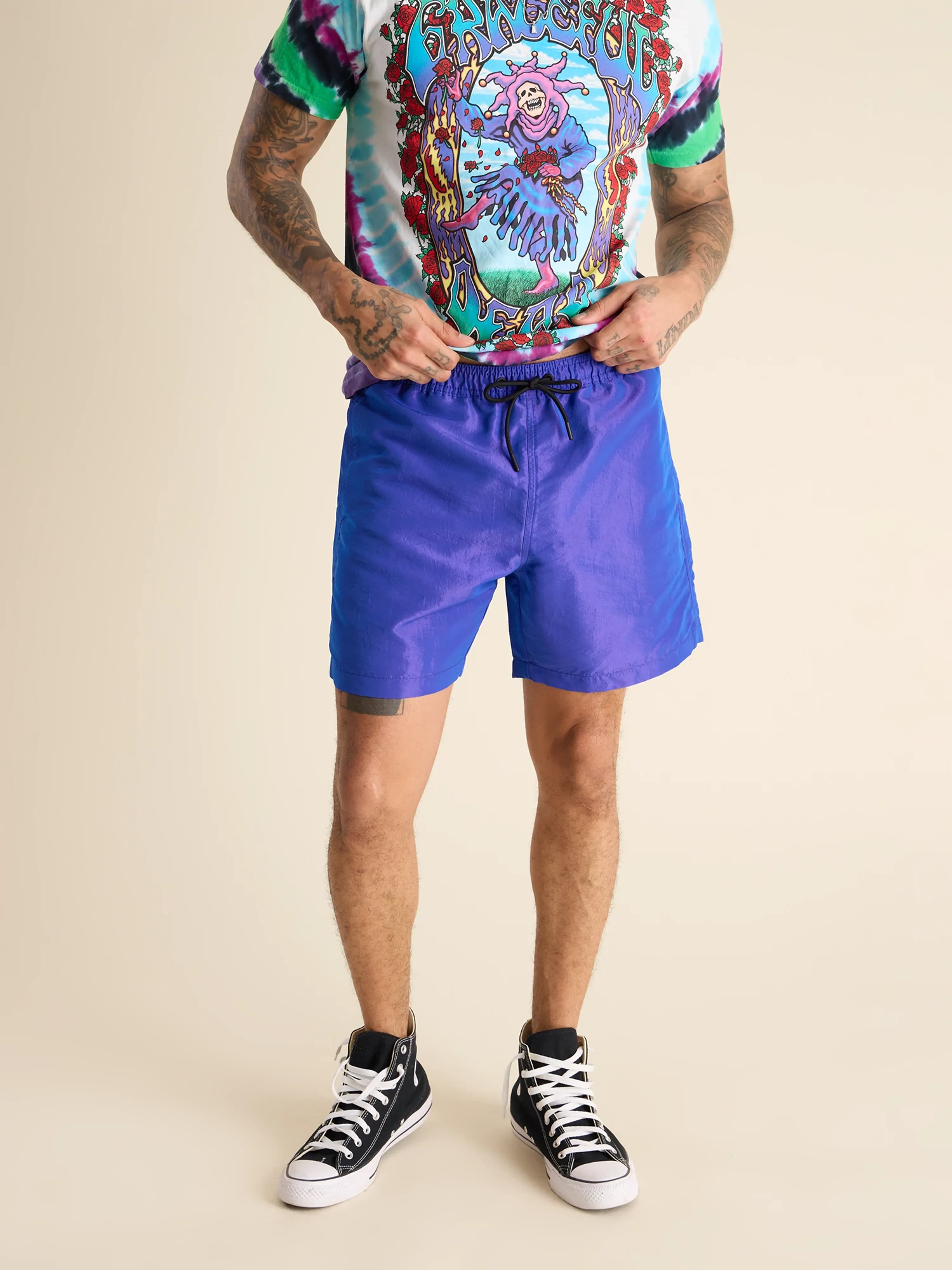 The Steep Purples 6" (Iridescent Freestyle Short)
