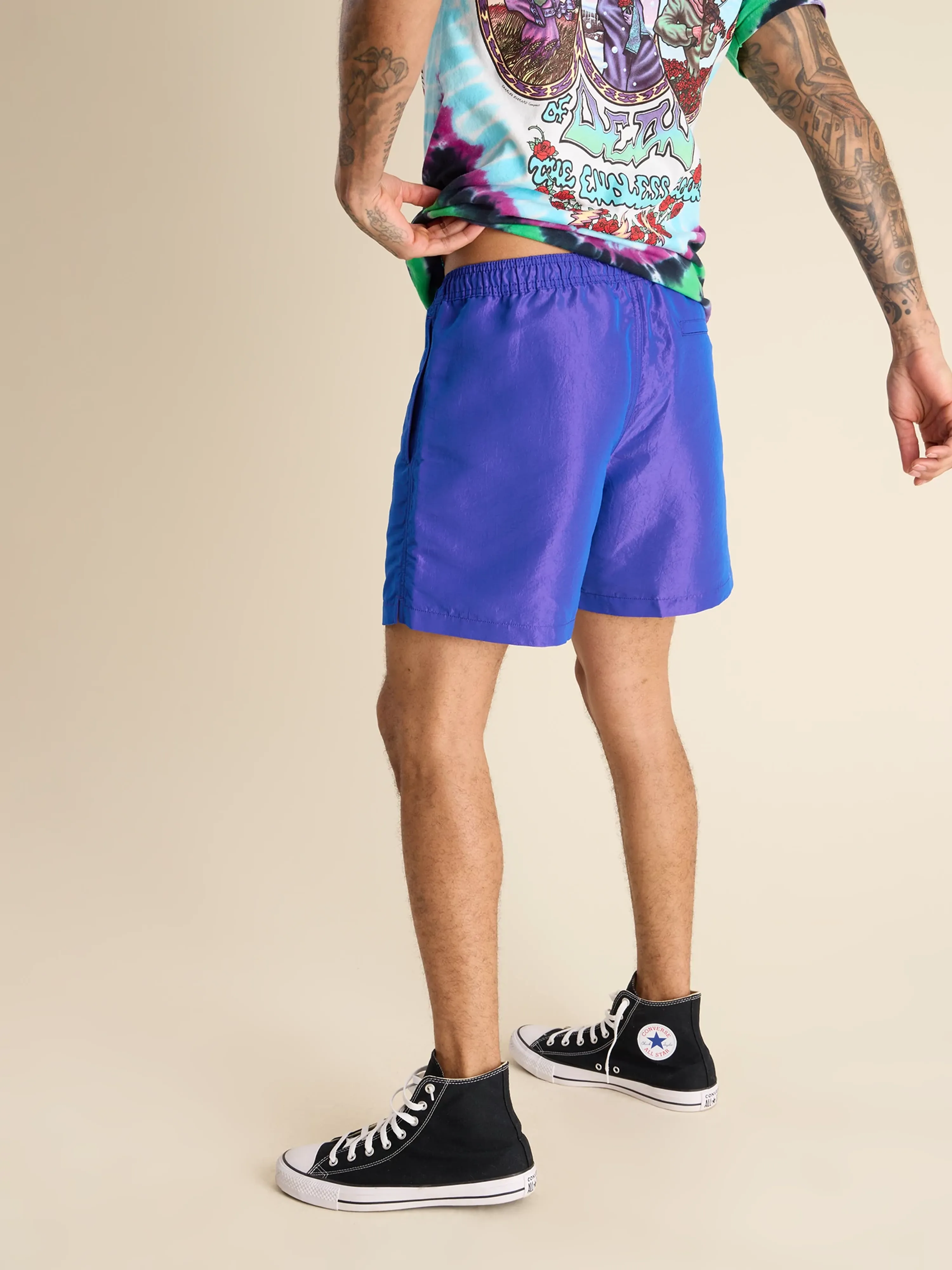 The Steep Purples 6" (Iridescent Freestyle Short)