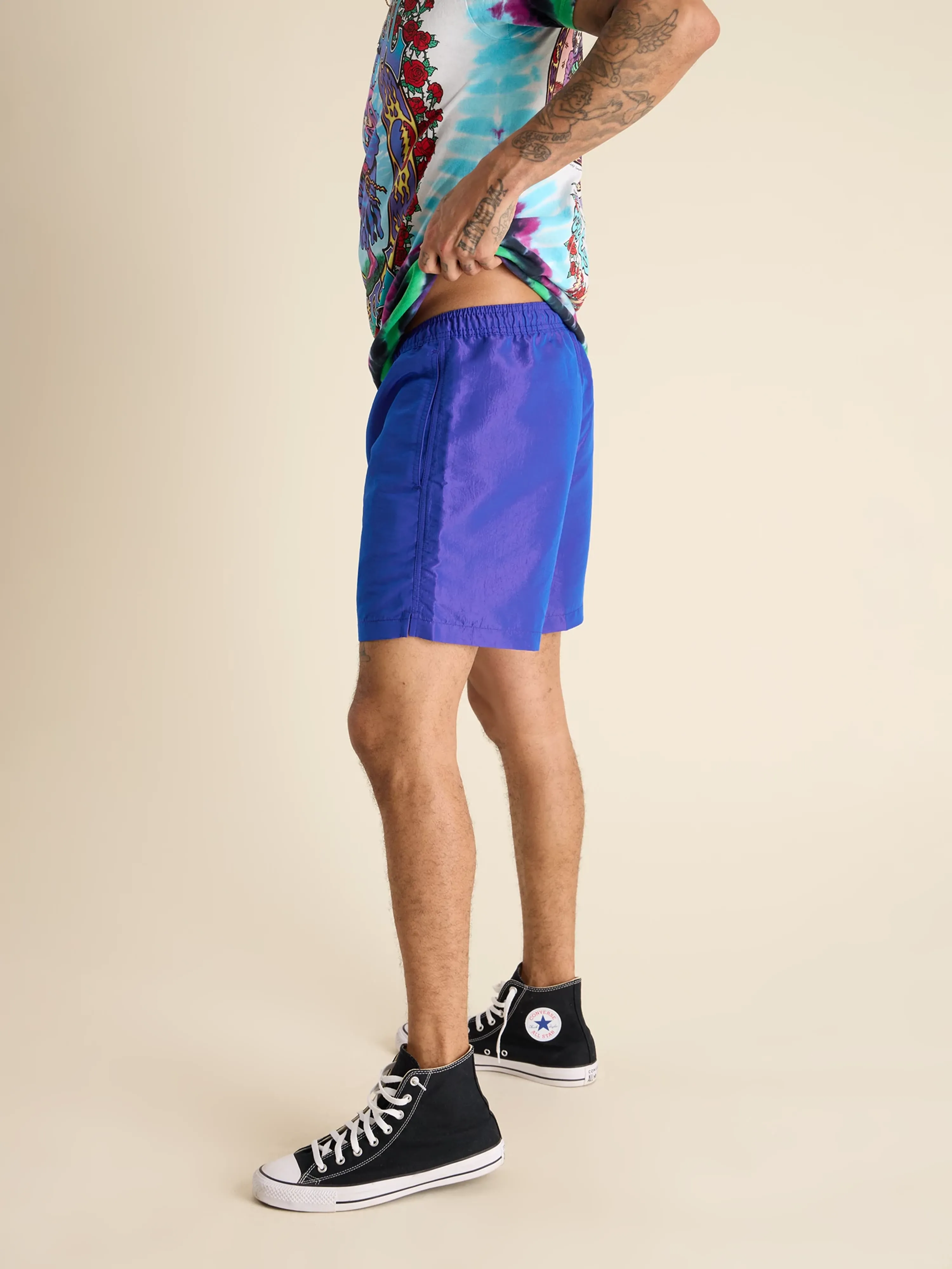 The Steep Purples 6" (Iridescent Freestyle Short)