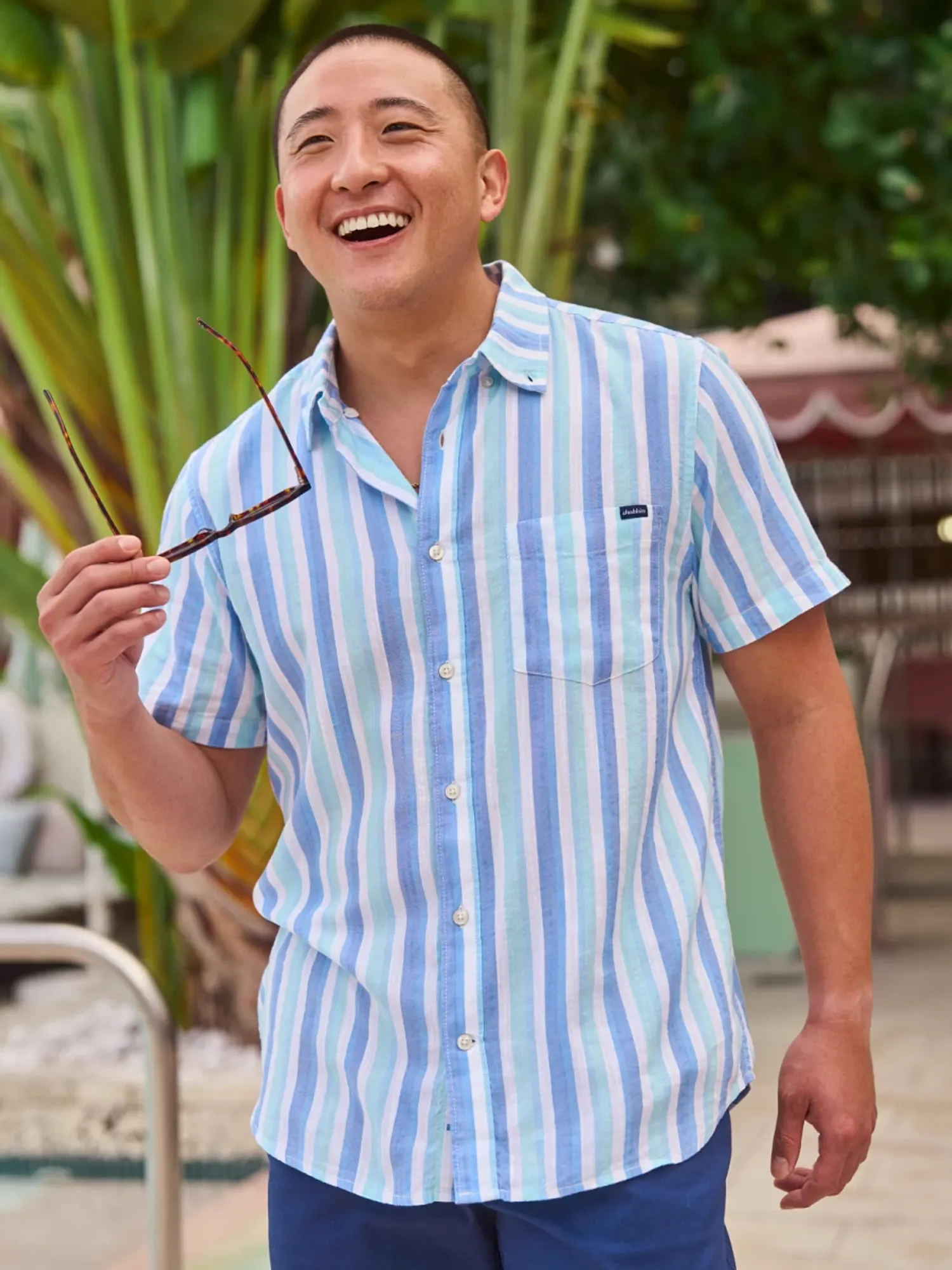 The Deep Sea Streaks (Resort Weave Friday Shirt)