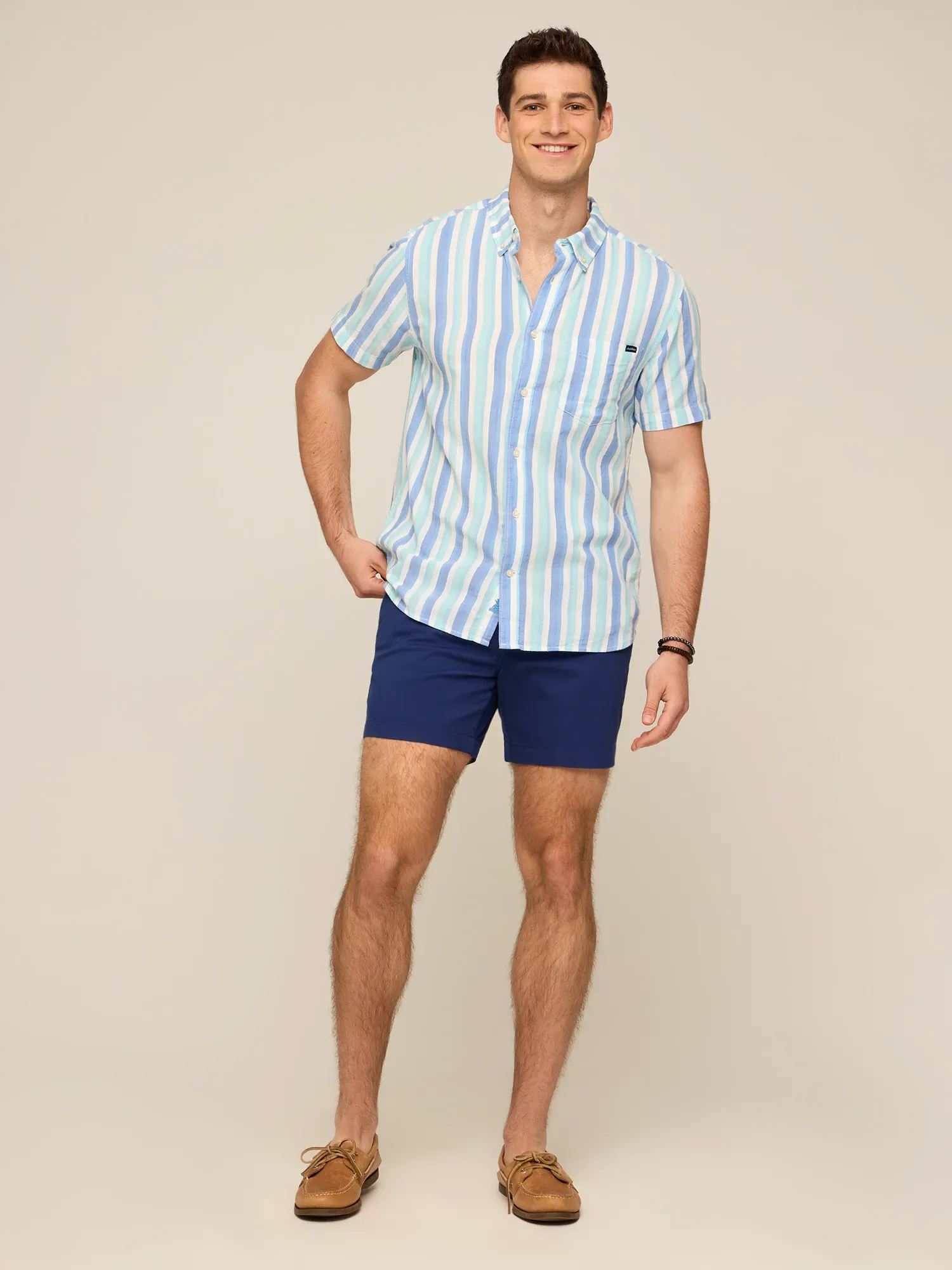 The Deep Sea Streaks (Resort Weave Friday Shirt)