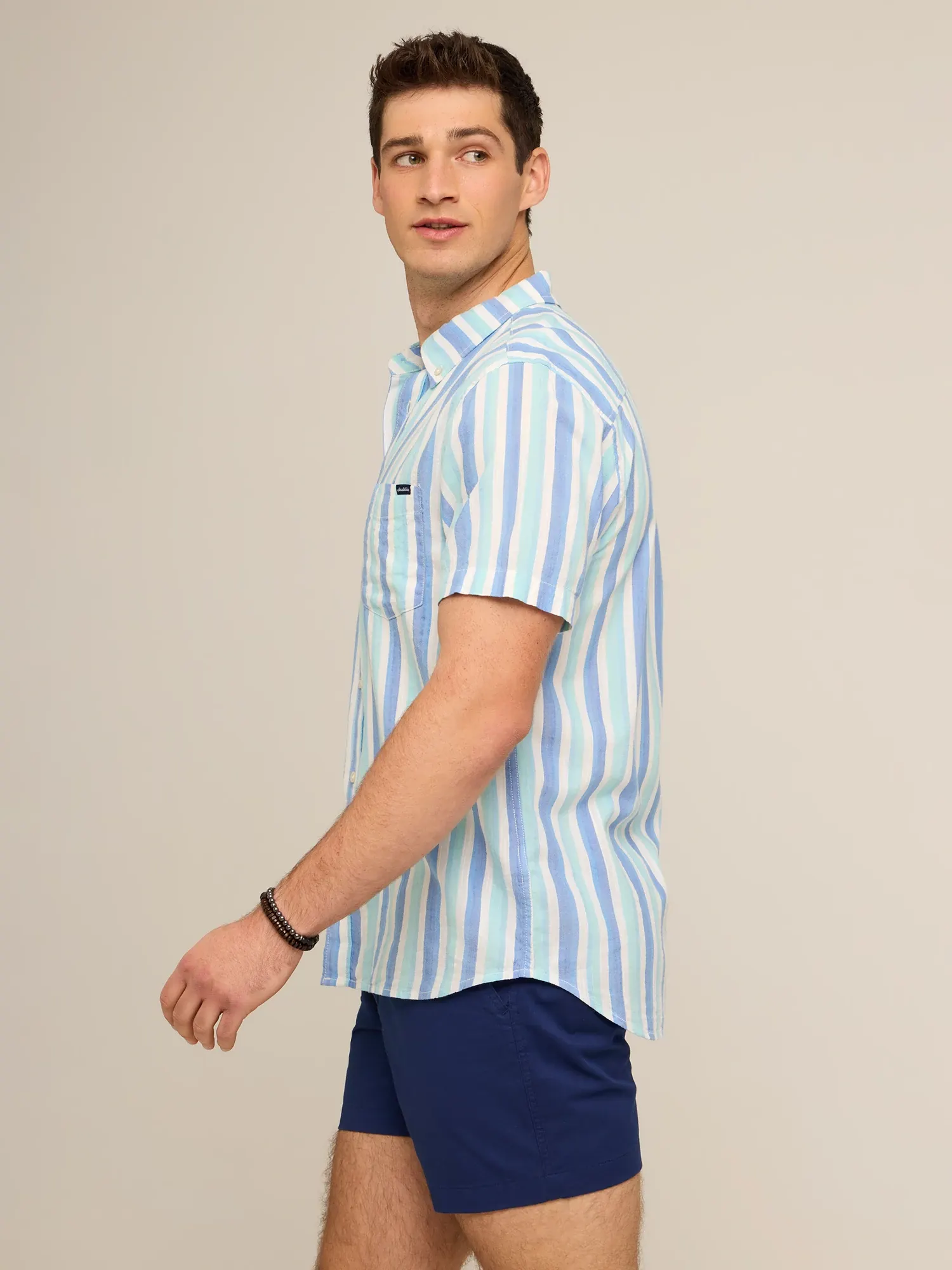 The Deep Sea Streaks (Resort Weave Friday Shirt)