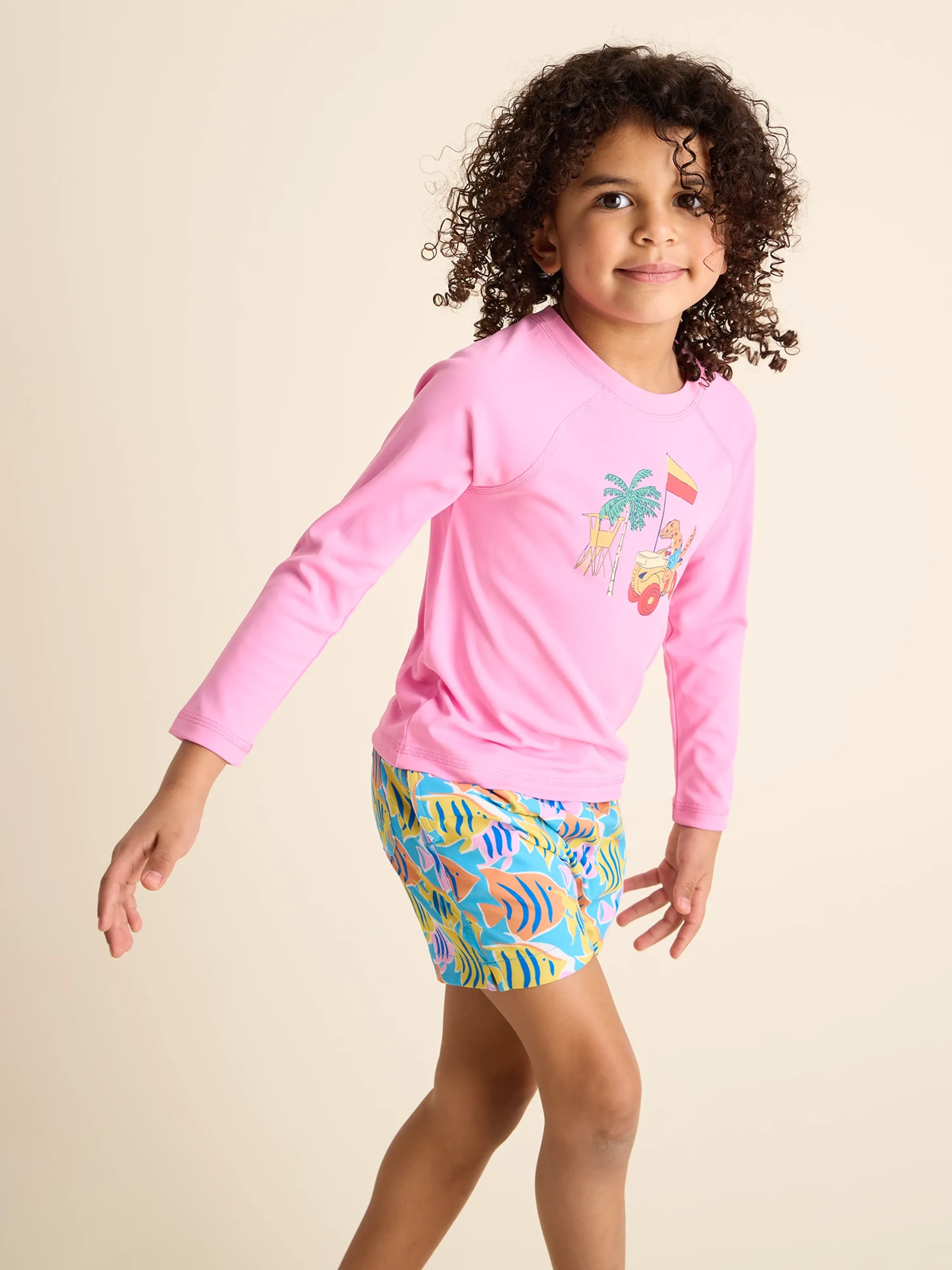 The Dino Racers (Toddler Rashguard)