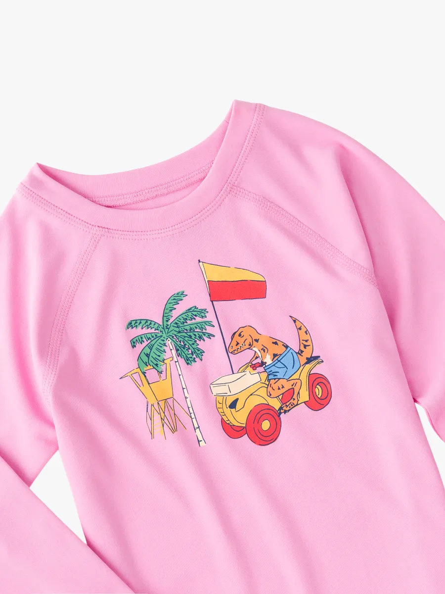The Dino Racers (Toddler Rashguard)