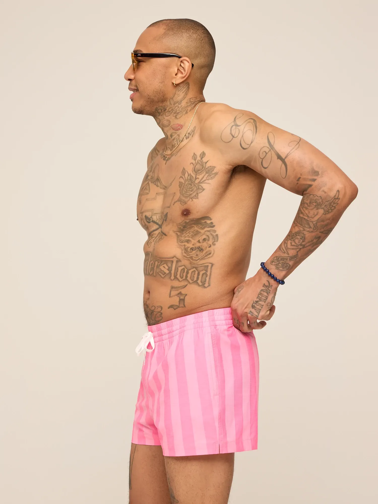 The Dreamhouse Pinks 4" (Classic Lined Swim Trunk)