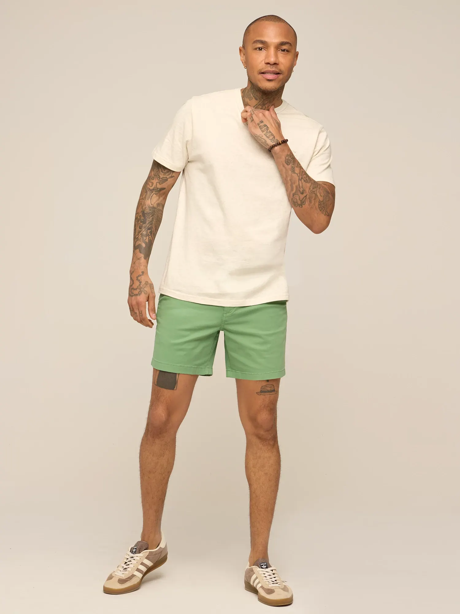 The 24/7, 365 (Essential Non Pocket T-Shirt)- Oatmilk Heather