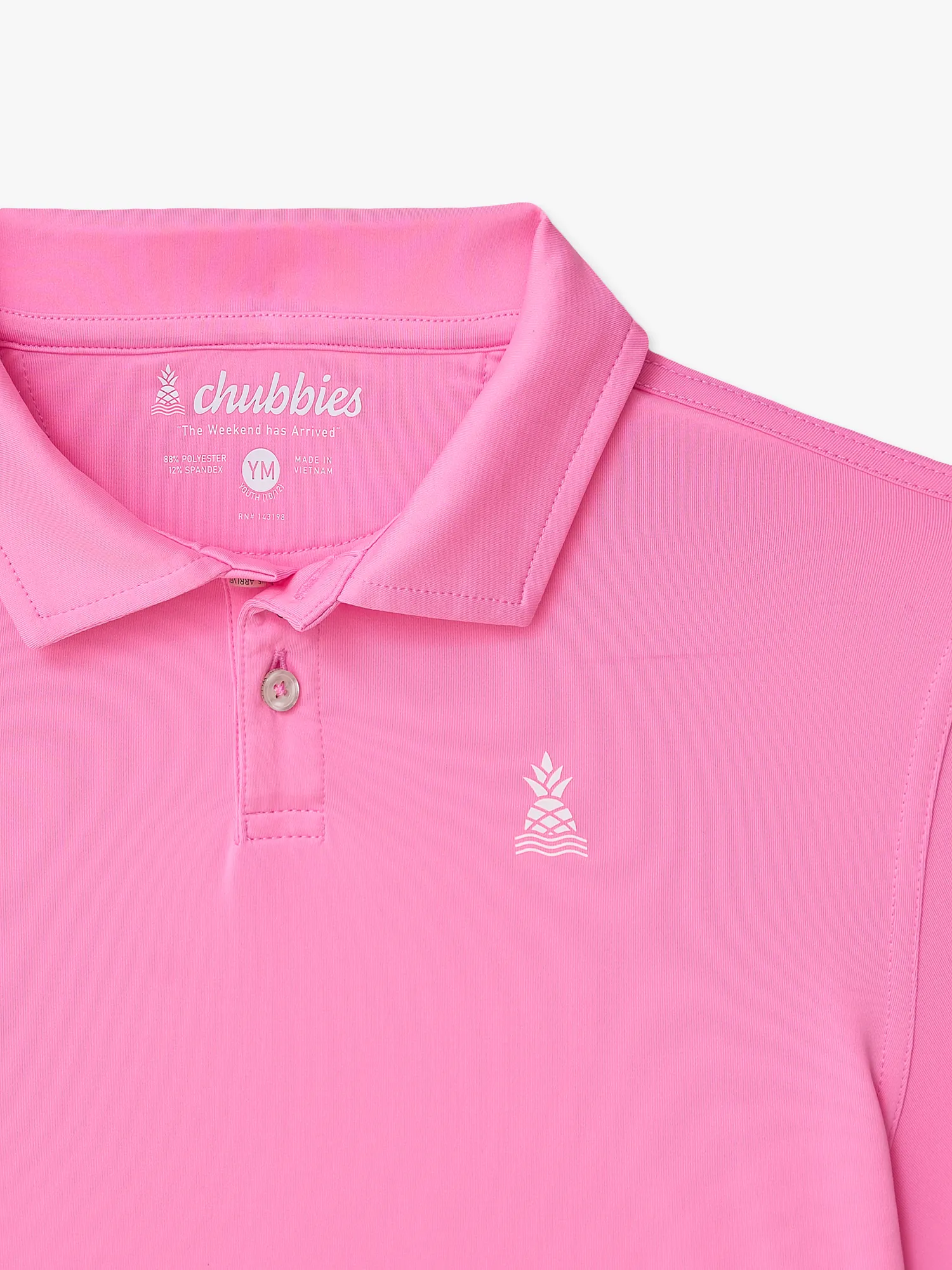 The Flamingo Fizz (Boys Performance Polo)