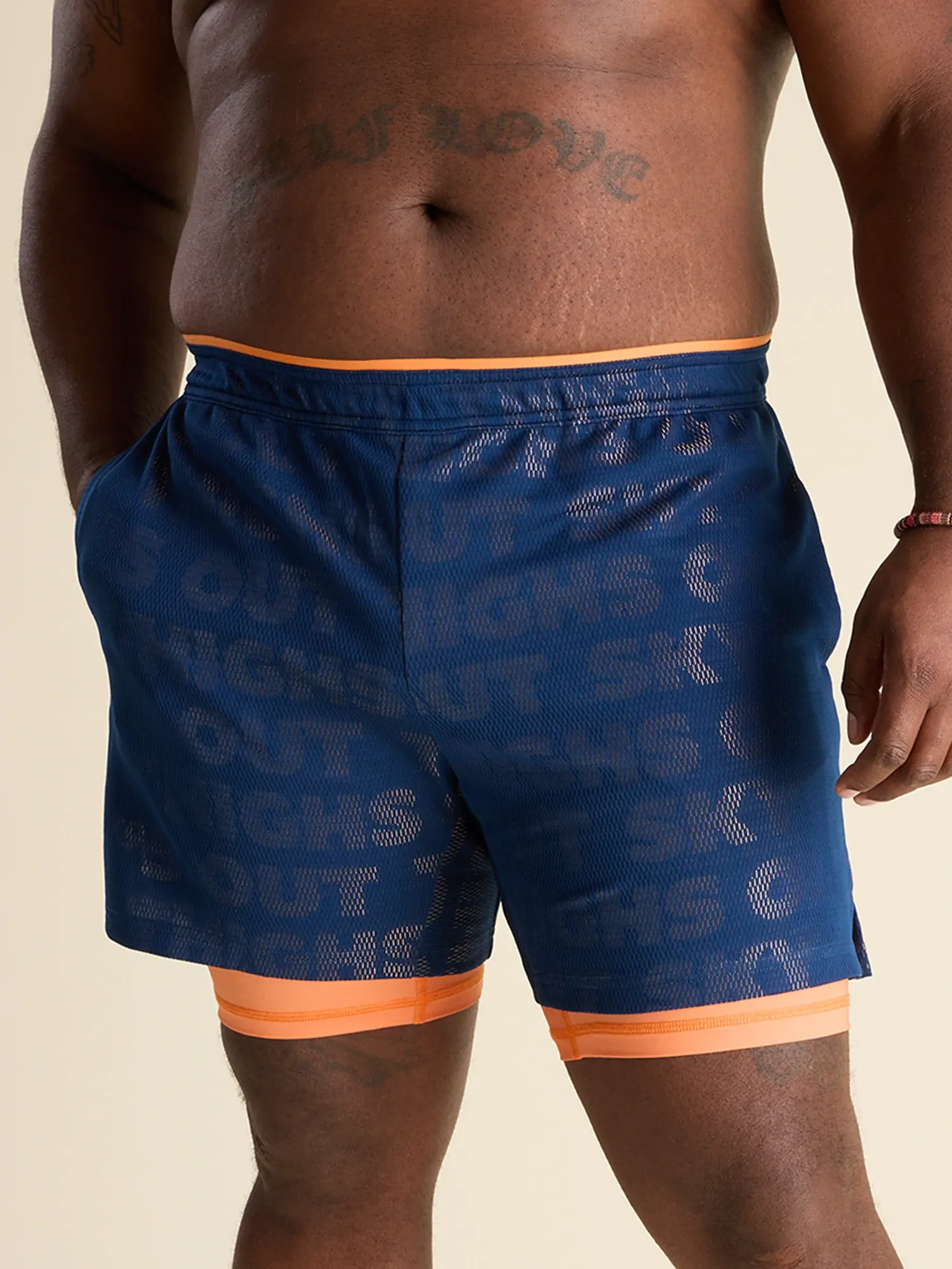 The Navy Read All About Its 5.5" (Mesh Training Short)