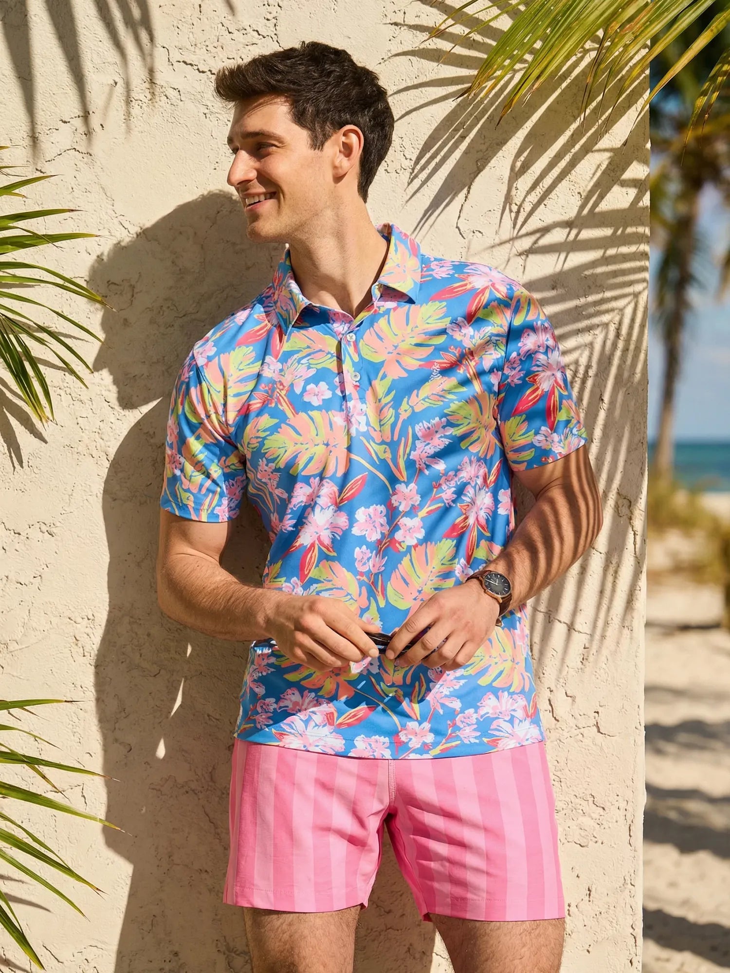 The Garden Glow (Range Polo)- Powder Blues