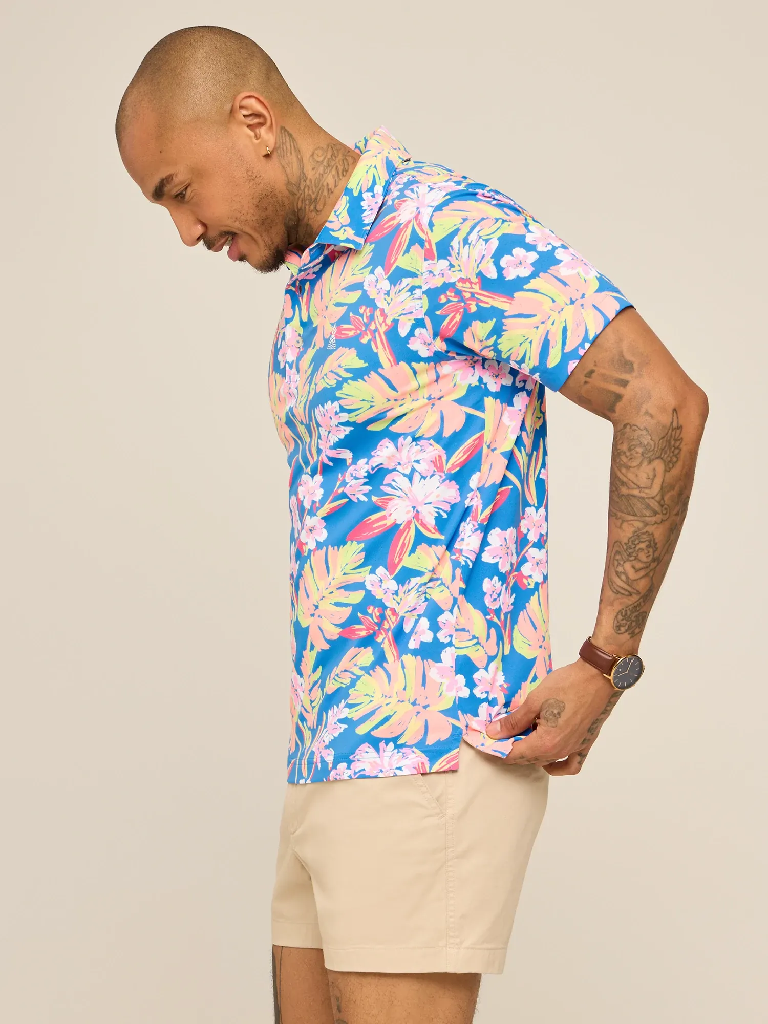 The Garden Glow (Range Polo)- Powder Blues