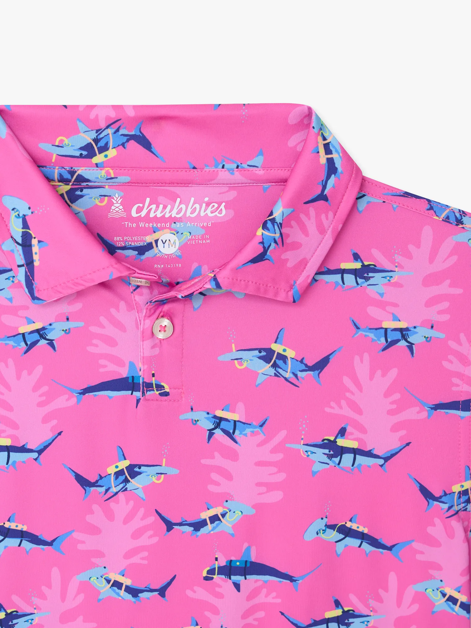 6229-the-great-pink-shark-boys-performance-polo-5.webp The Great Pink Shark (Boys Performance Polo)