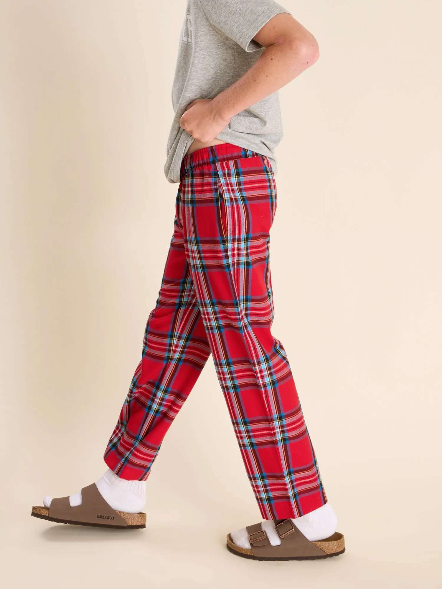 The Holly Jolly Stitchs (Boys Flannel PJ Pants)