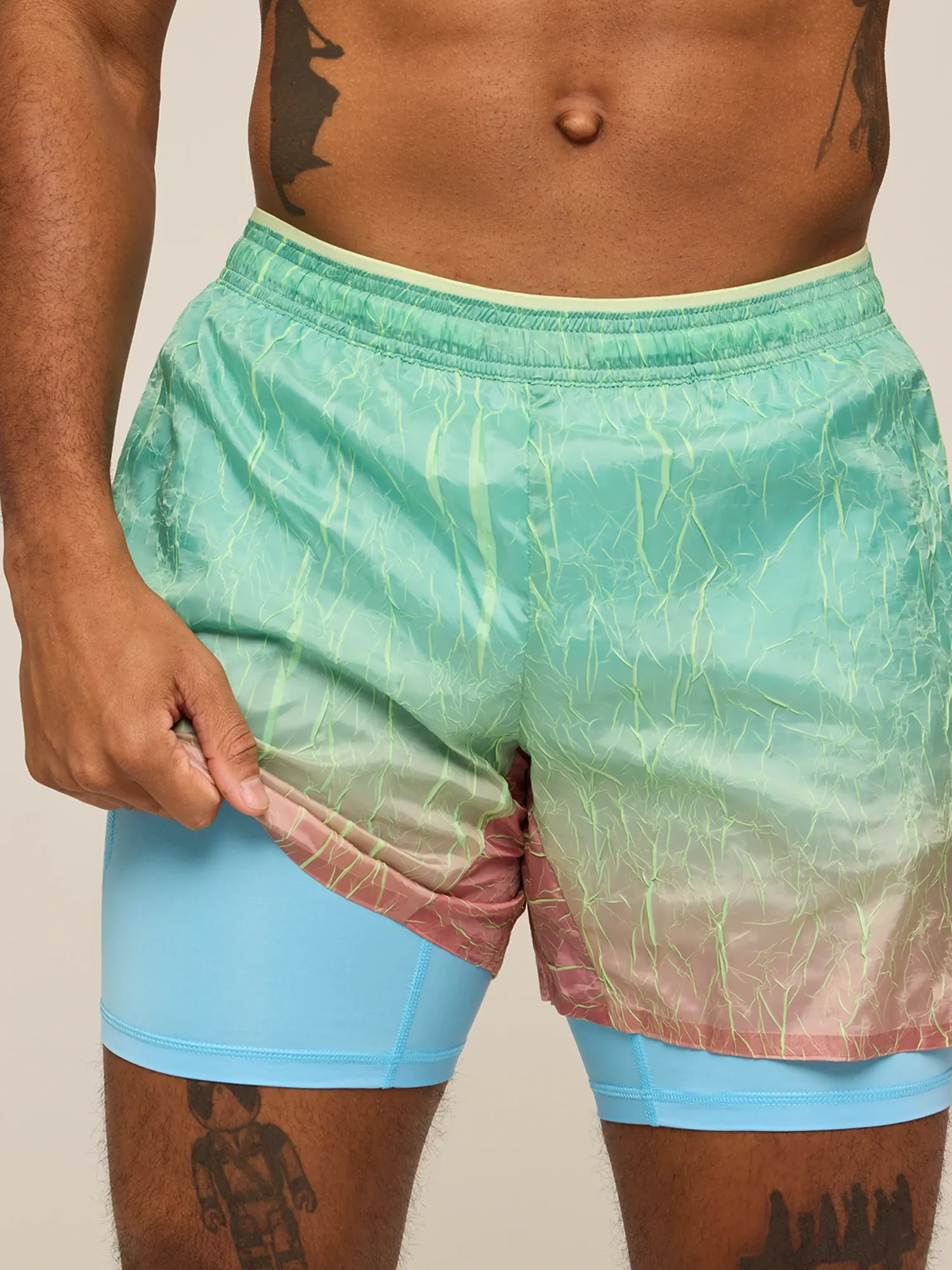 The Indigo Fizzes 5.5" (Crinkle Ultimate Training Short)