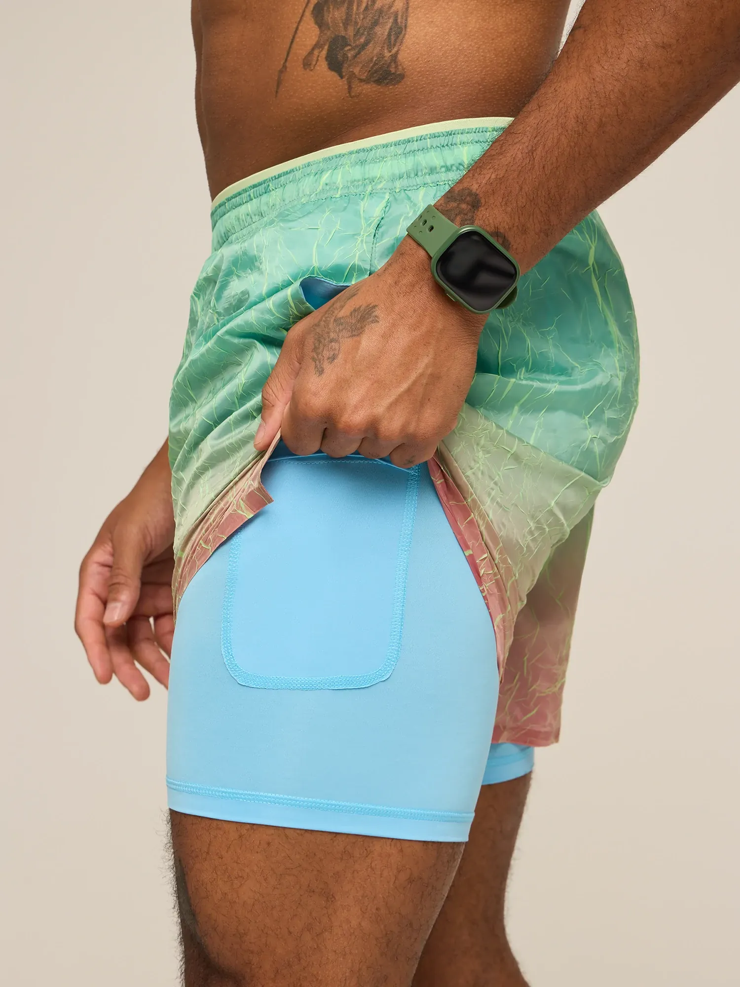 The Indigo Fizzes 5.5" (Crinkle Ultimate Training Short)