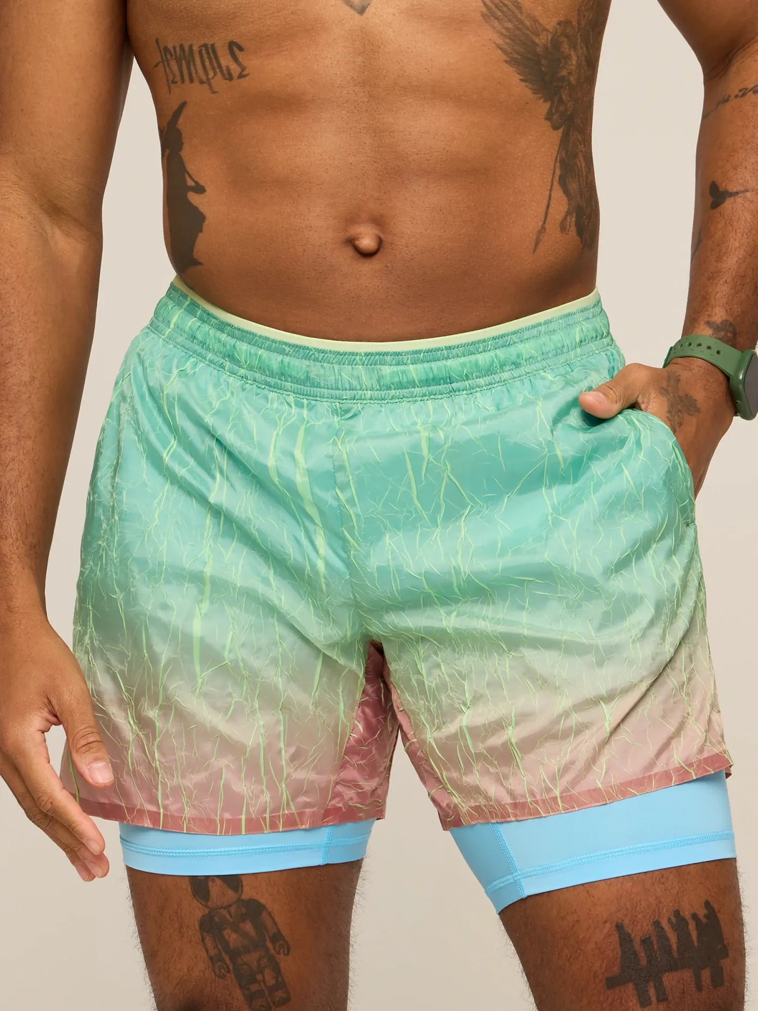 The Indigo Fizzes 5.5" (Crinkle Ultimate Training Short)