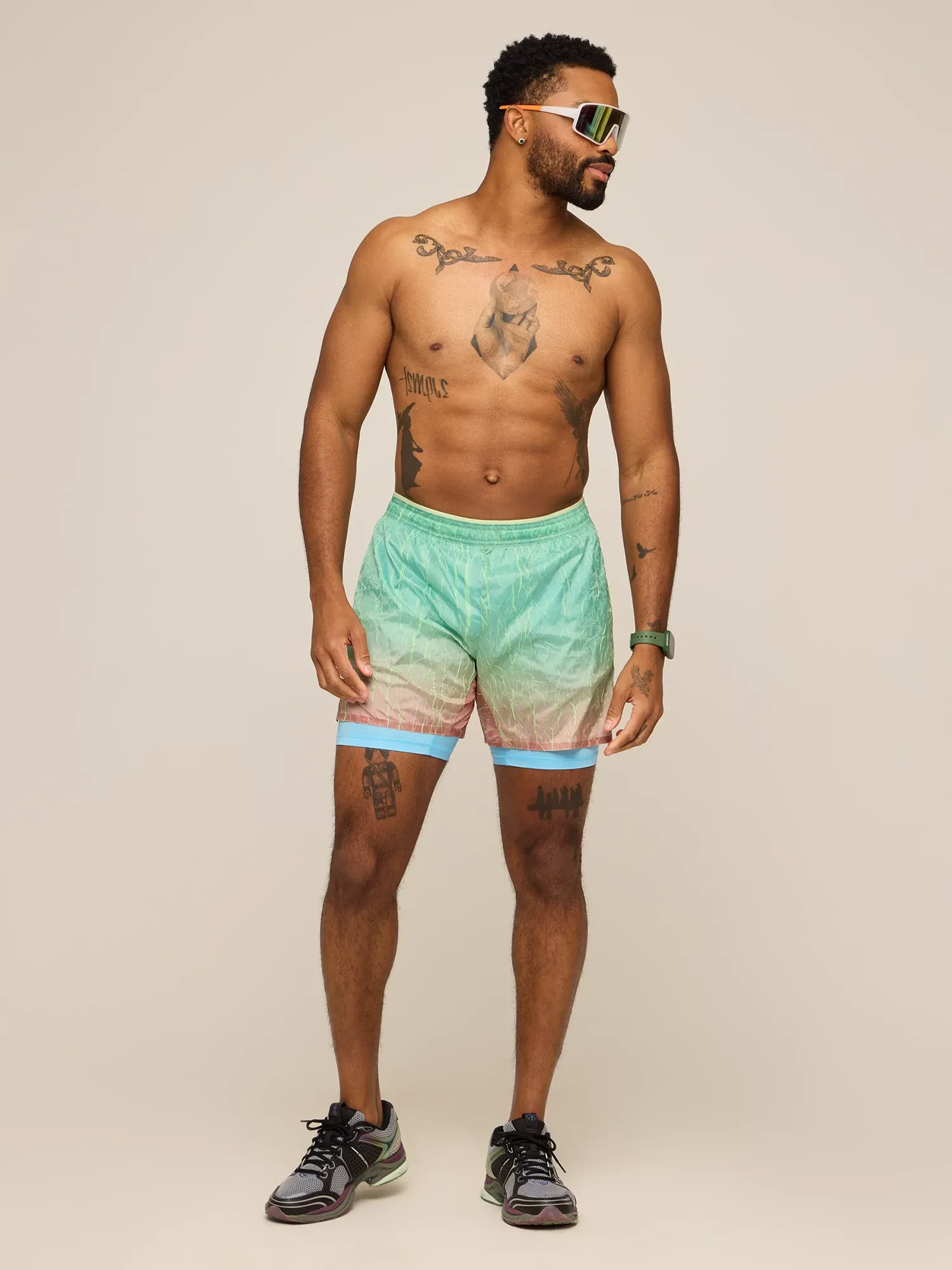 The Indigo Fizzes 5.5" (Crinkle Ultimate Training Short)