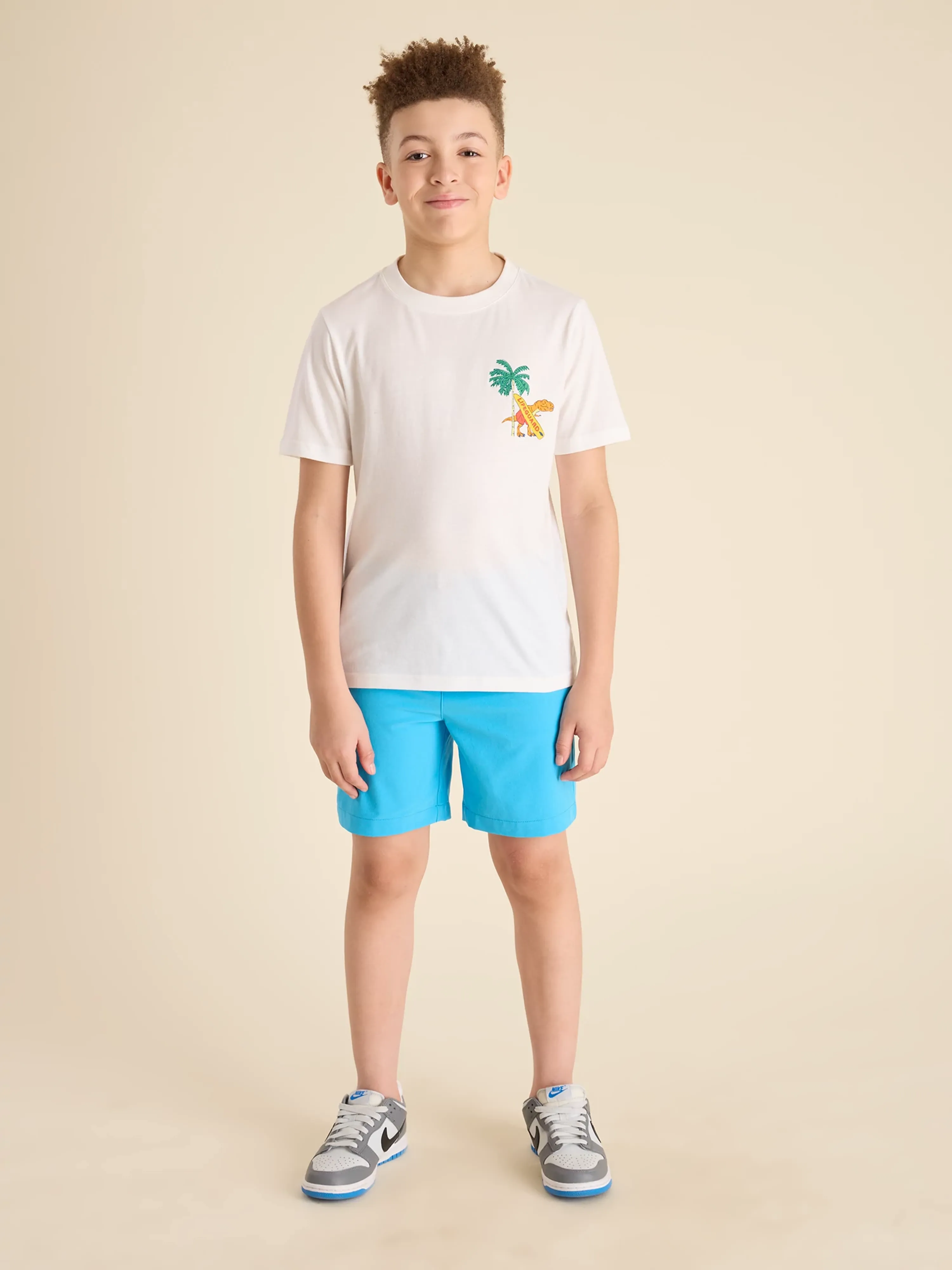 The Lifeguard Dino (Boys Non Pocket T-Shirt)