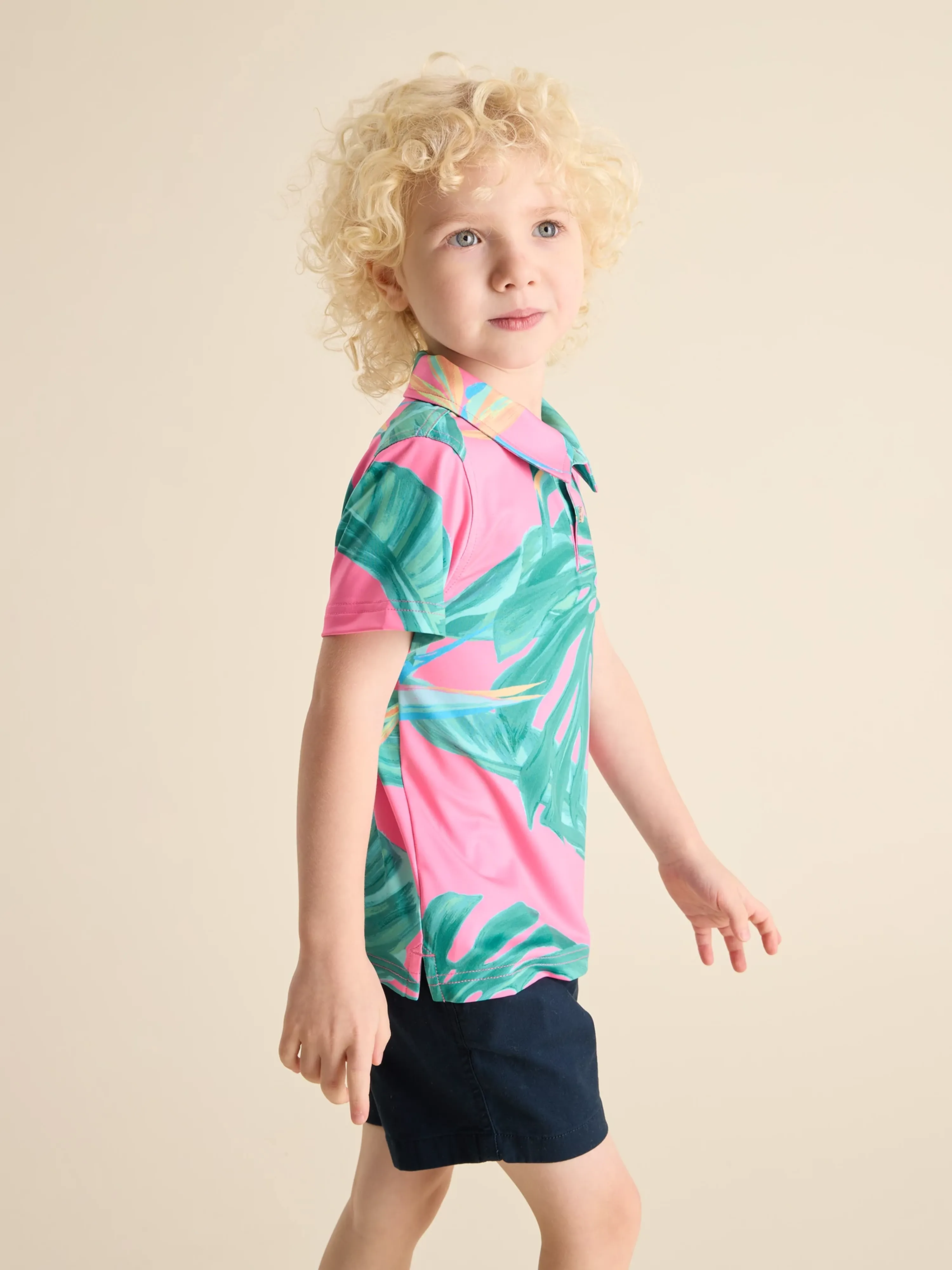 The Lil Birds of Paradise (Toddler Performance Polo)