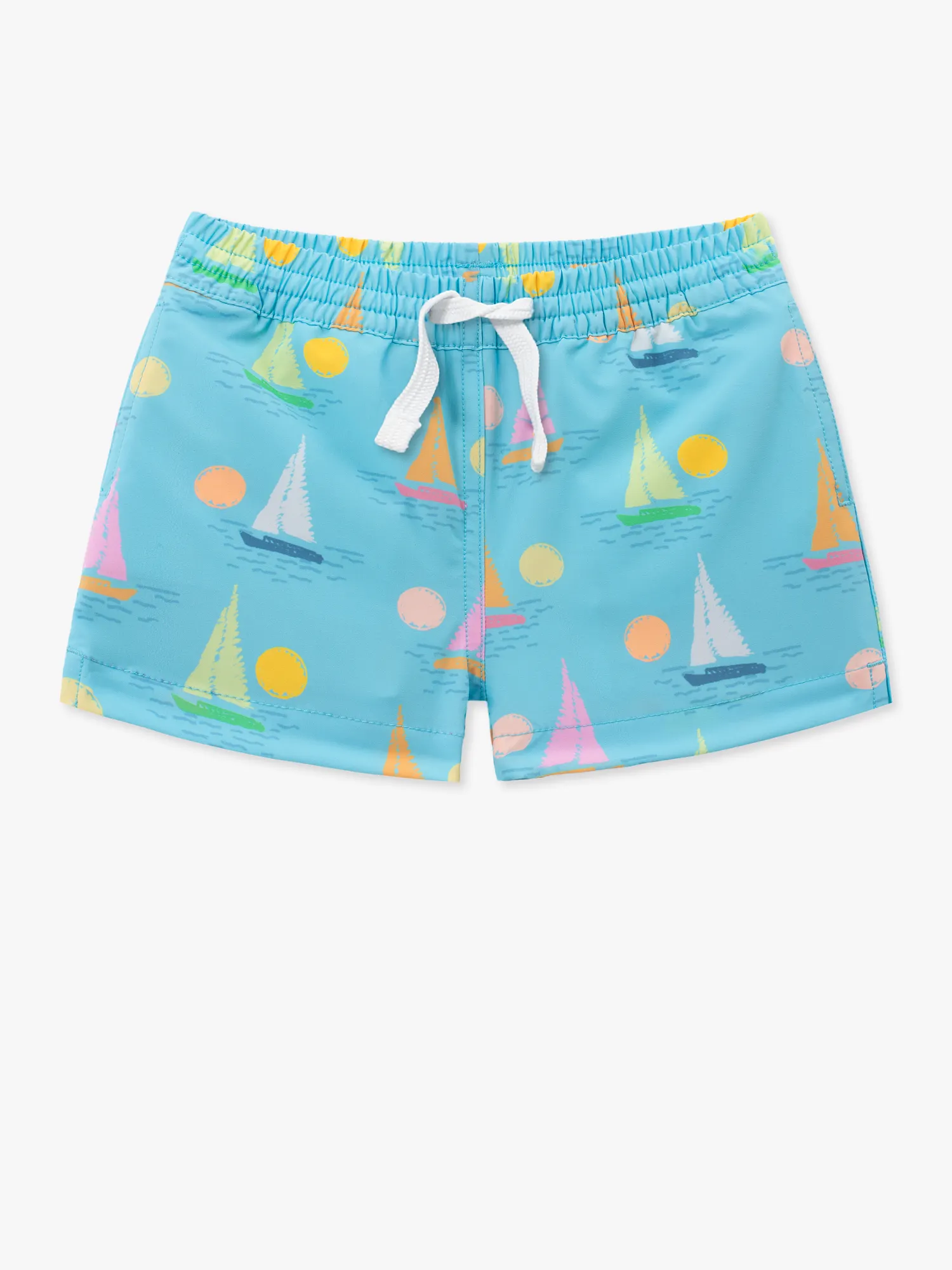 The Lil Come Sail Aways (Toddler Swim Trunk)- Light Blue