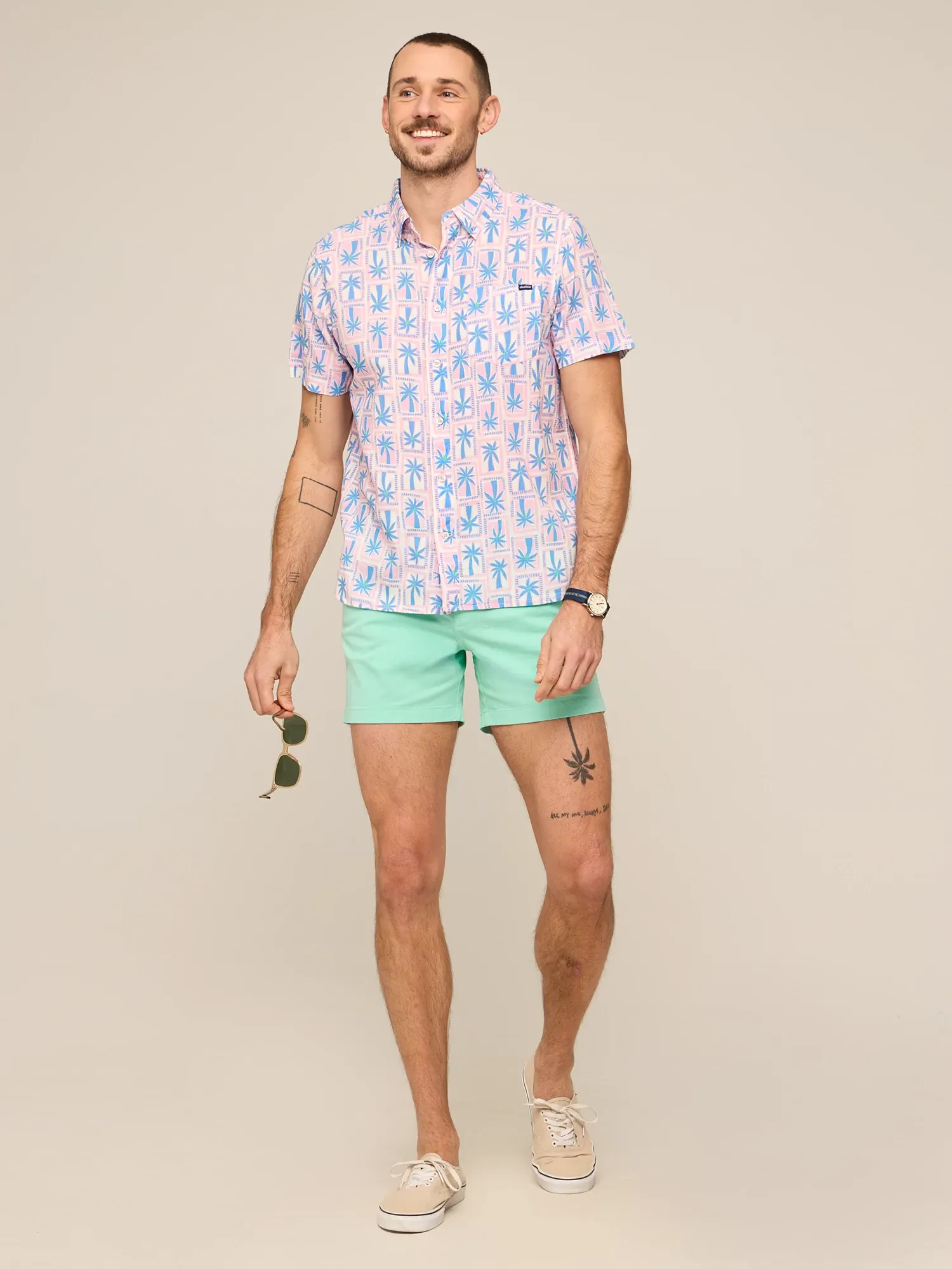 The Miami Mosaic (Resort Weave Friday Shirt)- Pink