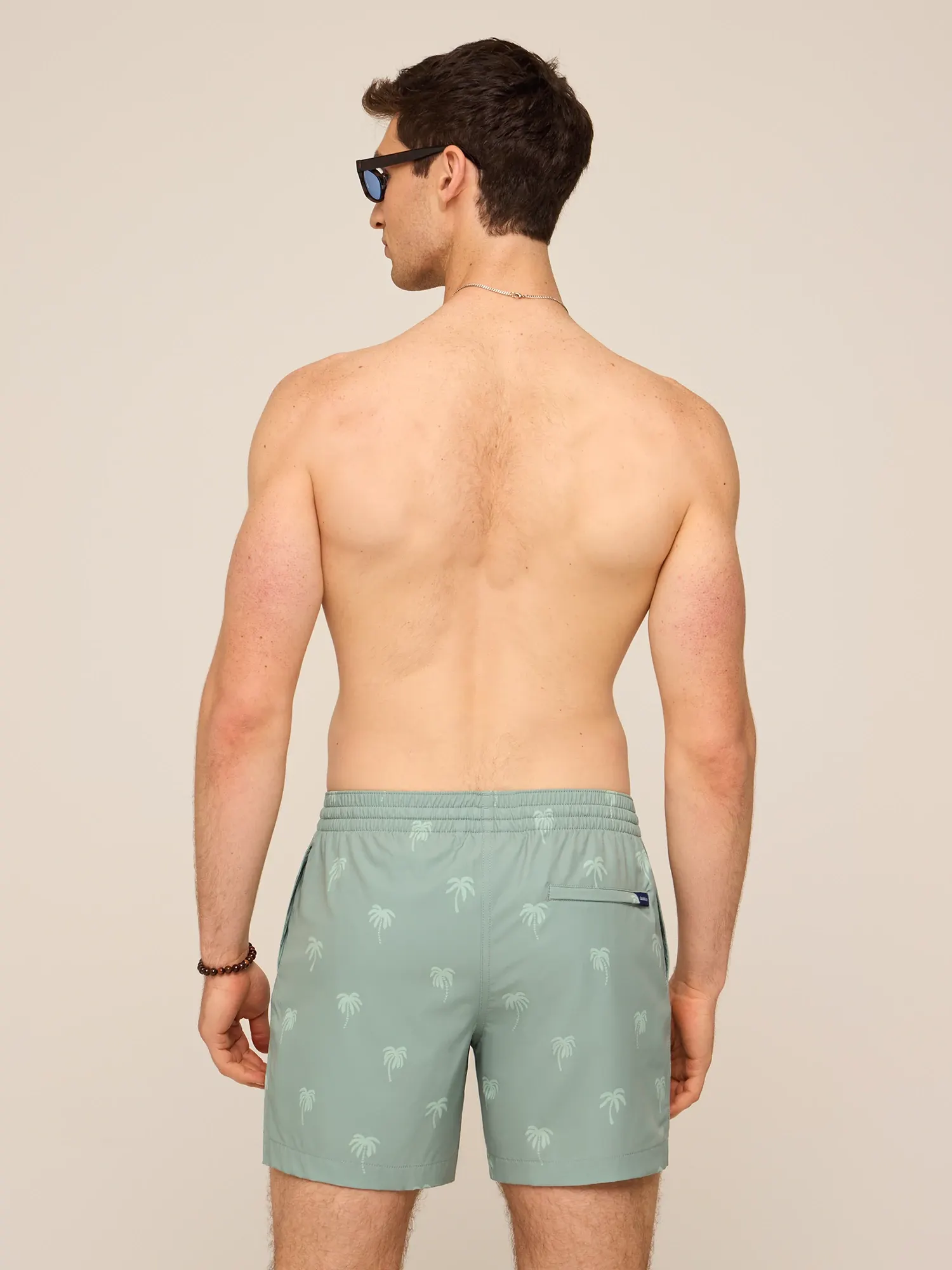 The Midnight Palms 5.5" Classic Lined Swim Trunk - Olive