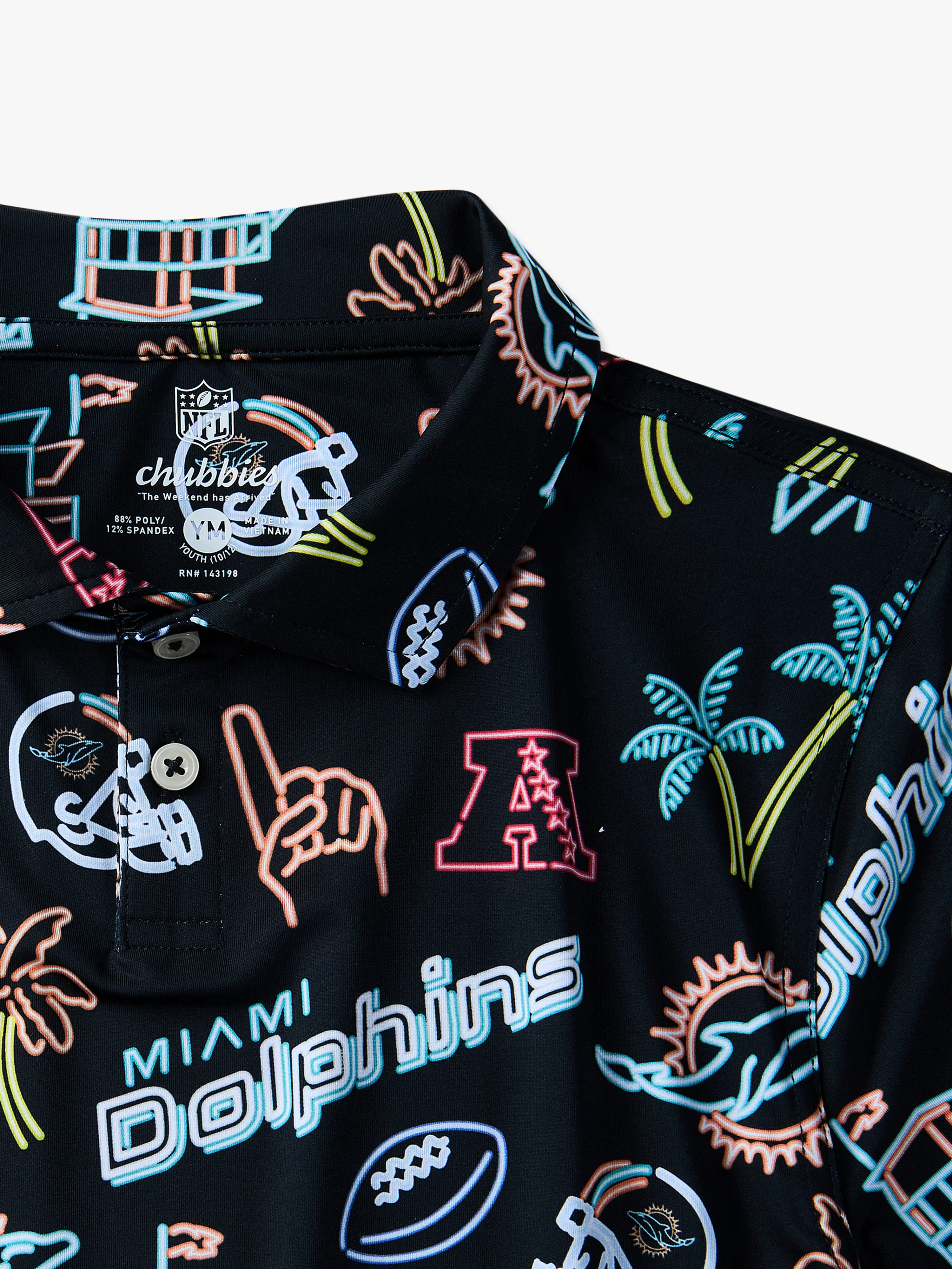 6968-the-neon-dolphins-nfl-boys-performance-polo-2.webp The Neon Dolphins (NFL Boys Performance Polo)