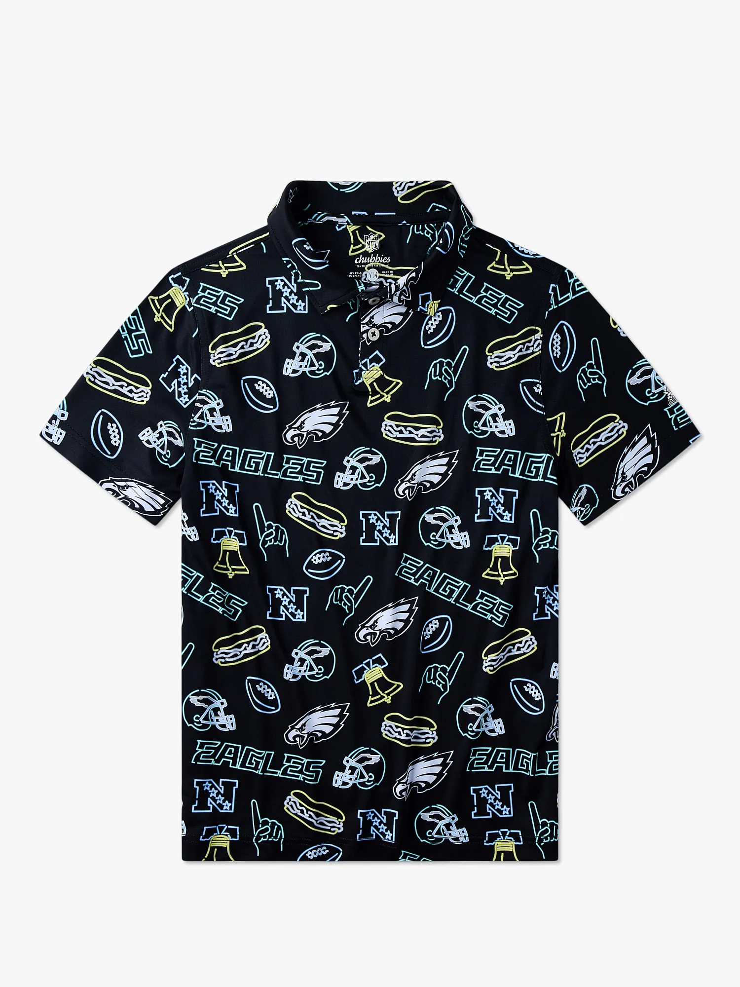 The Neon Eagles (NFL Boys Performance Polo)