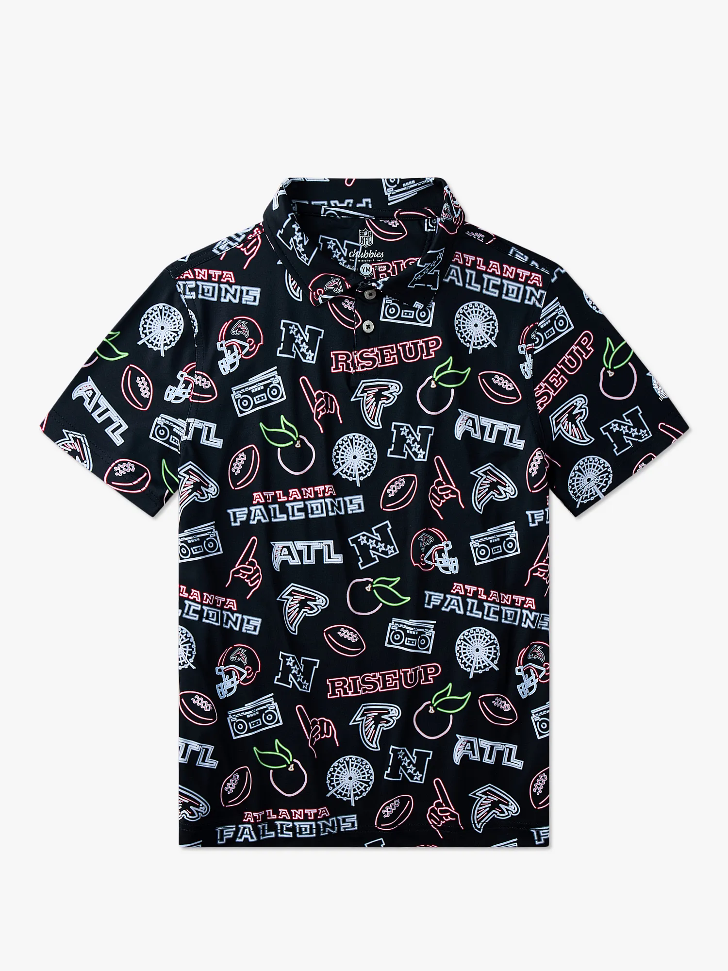 The Neon Falcons (NFL Boys Performance Polo)