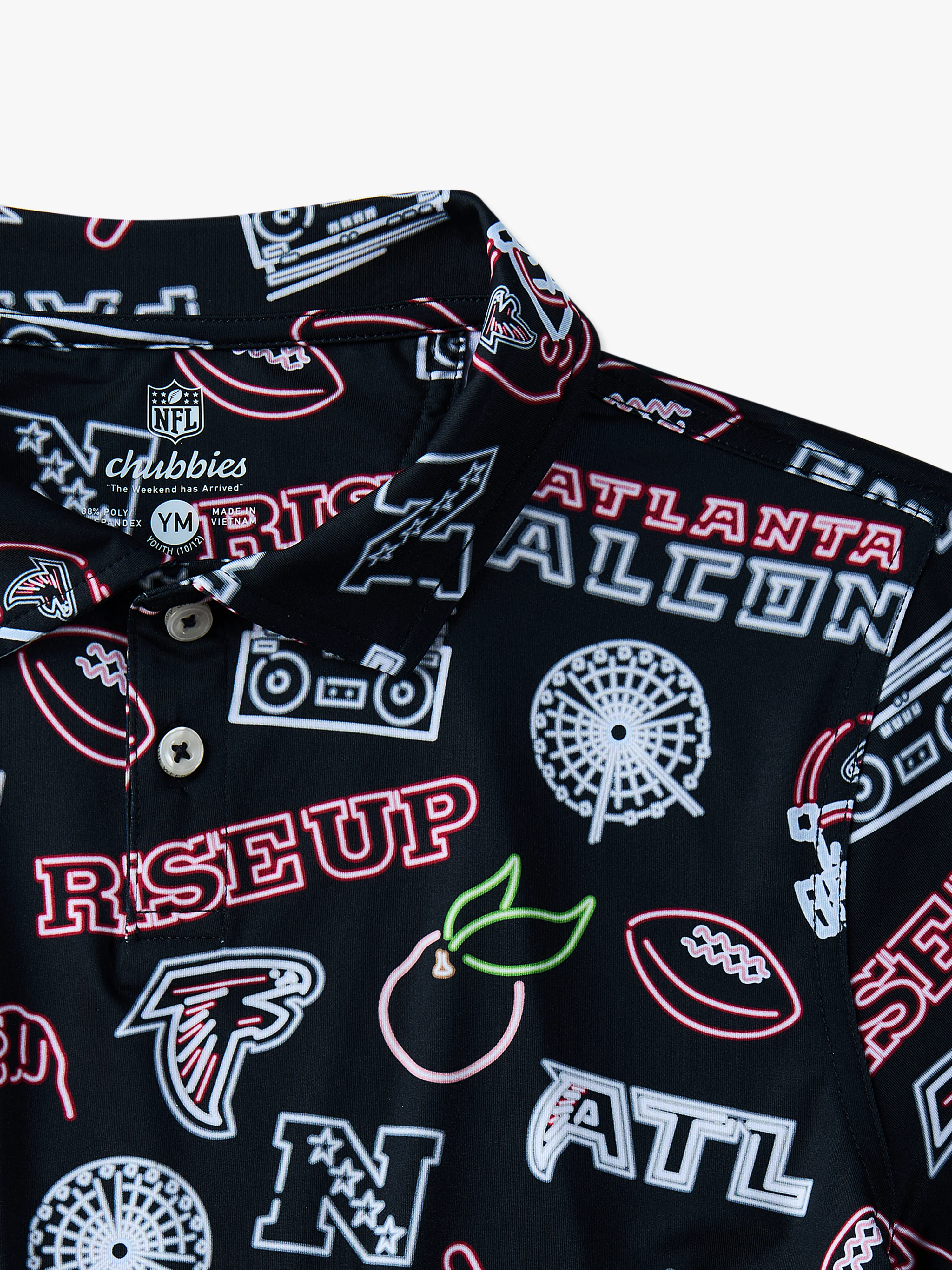 The Neon Falcons (NFL Boys Performance Polo)