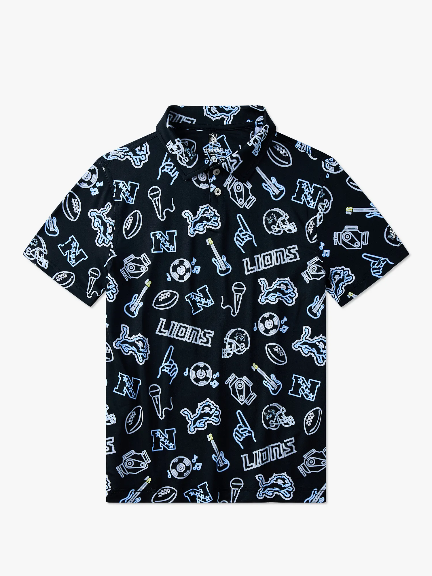 The Neon Lions (NFL Boys Performance Polo)