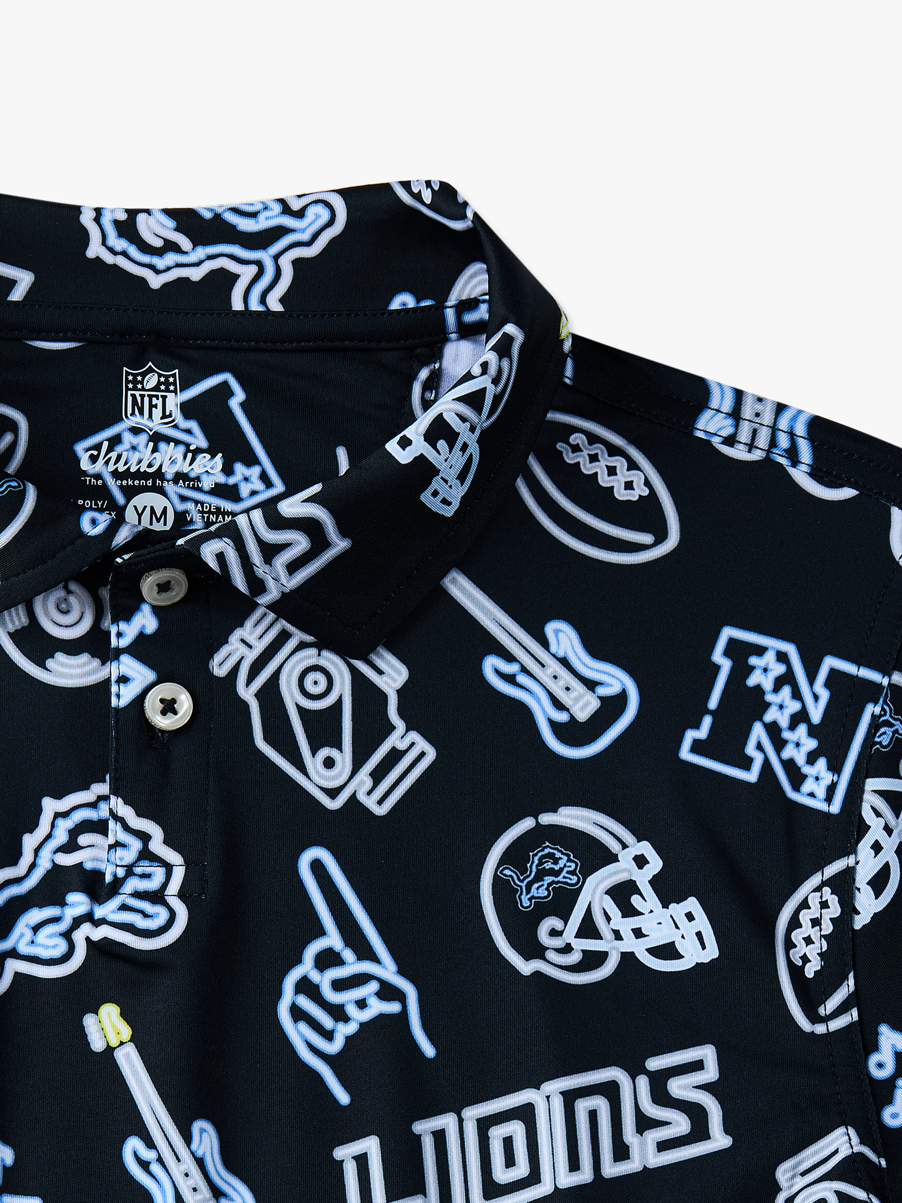 The Neon Lions (NFL Boys Performance Polo)