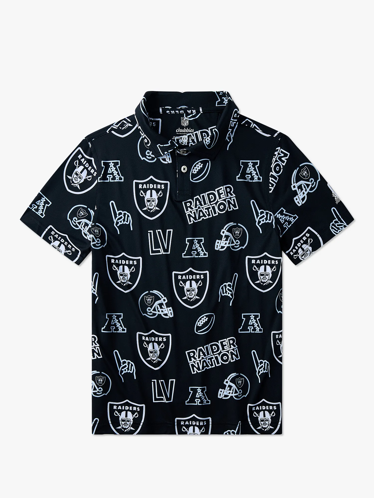 The Neon Raiders (NFL Boys Performance Polo)