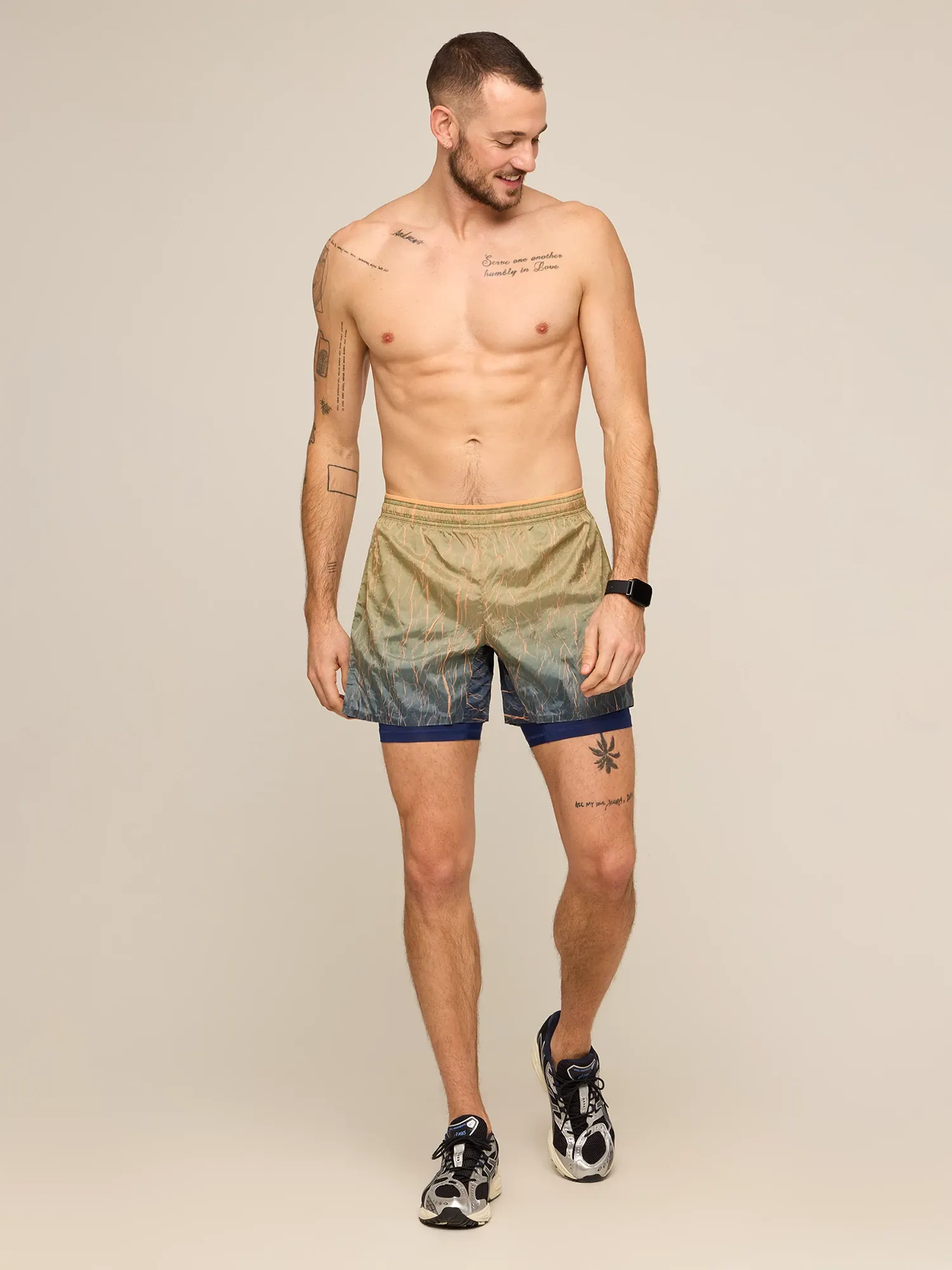 The Peachy Waves 5.5" (Crinkle Ultimate Training Short)