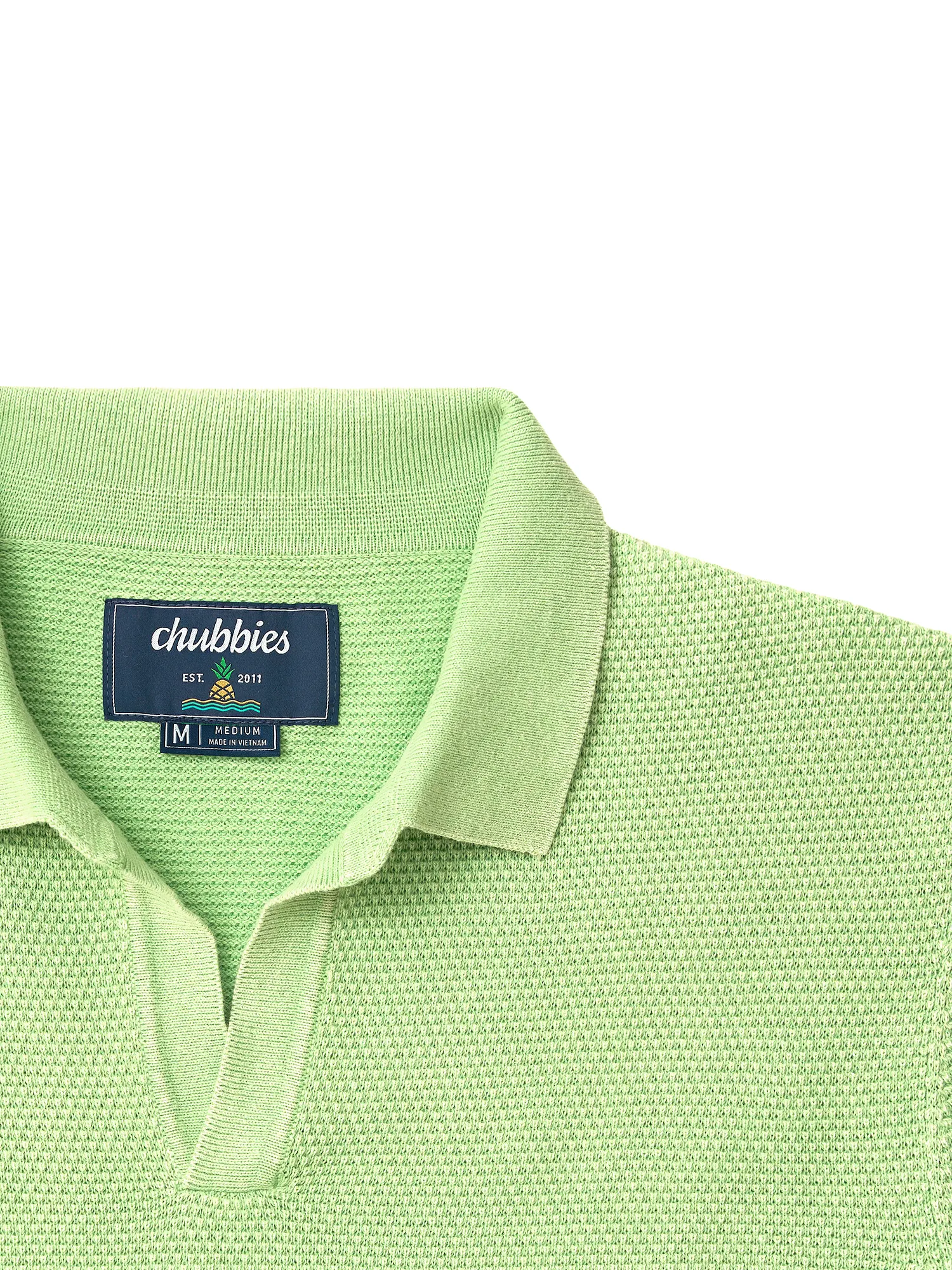 The Pistachio Glow (Knit Polo)