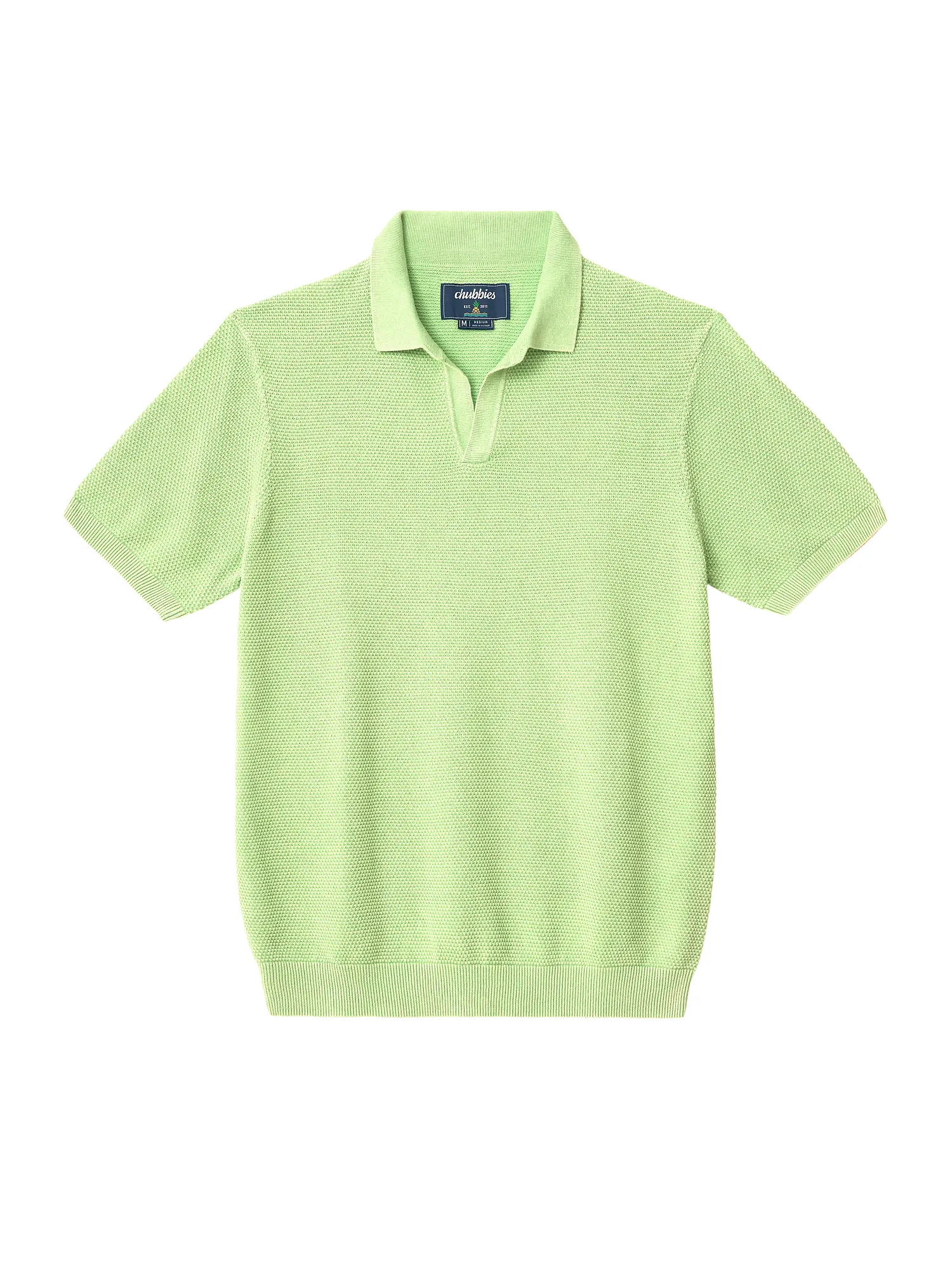 The Pistachio Glow (Knit Polo)