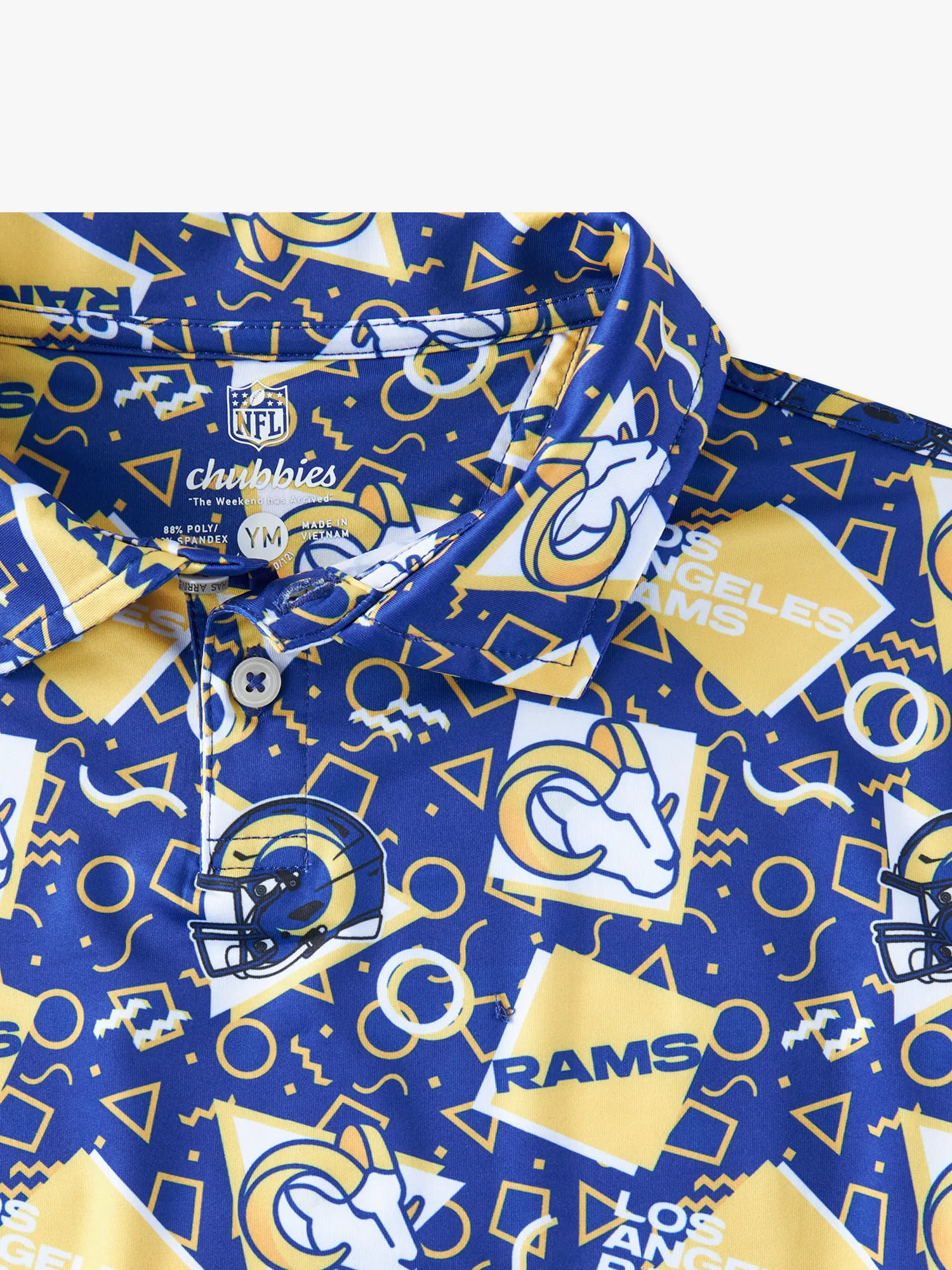 The Rams Game Day Fit (Boys Performance Polo)