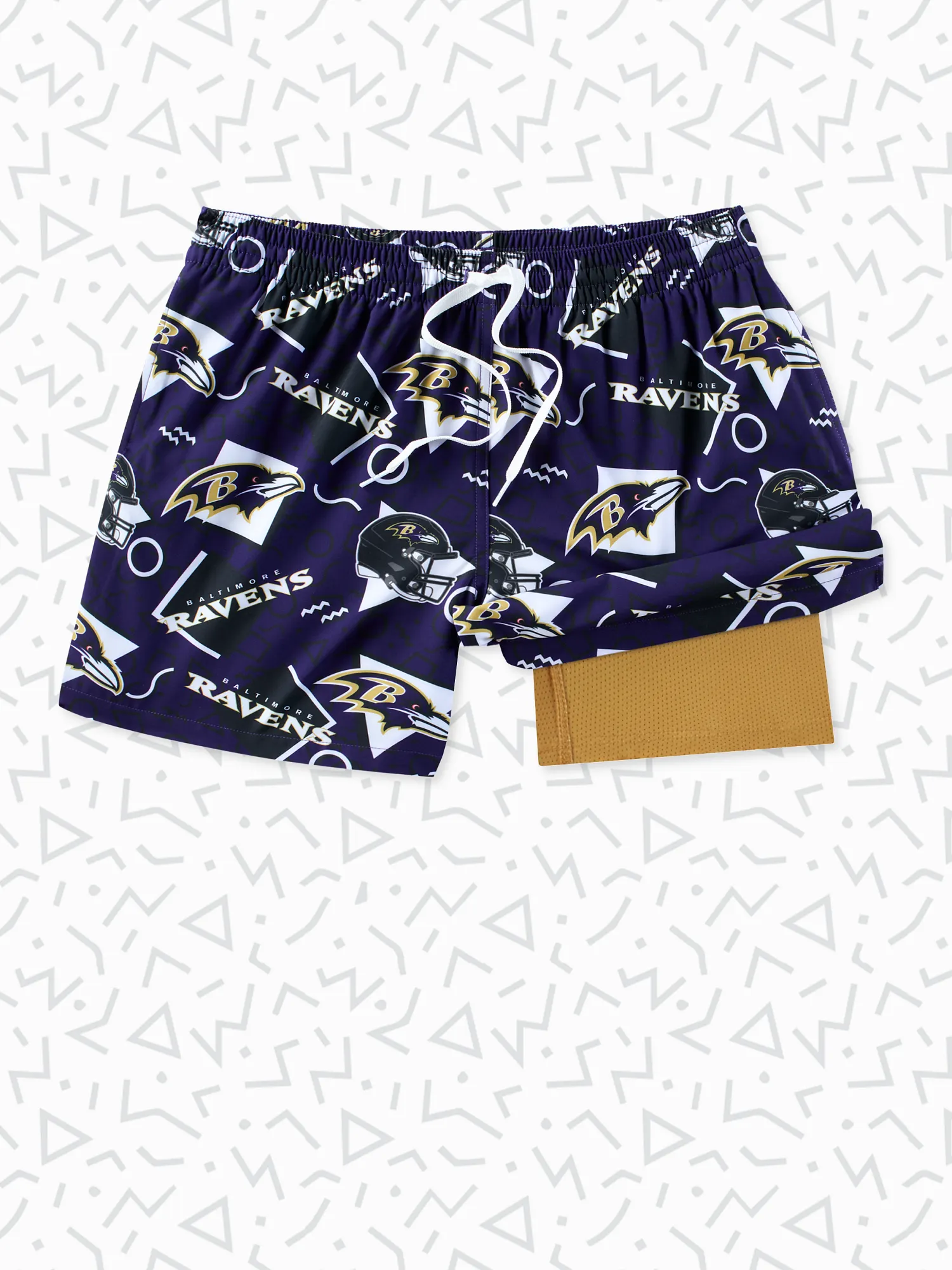 The Ravens Game Day Fit  5.5"  (Classic Lined Swim)