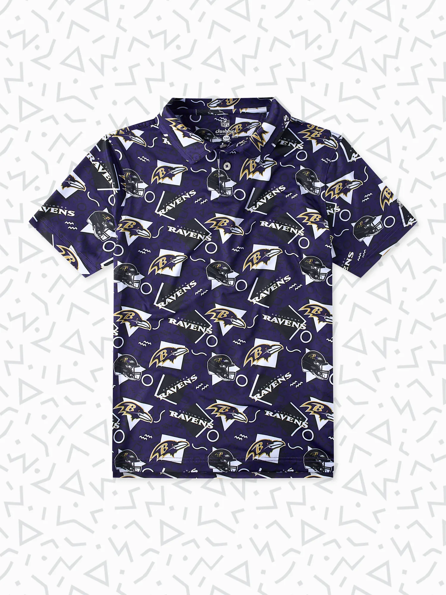 The Ravens Game Day Fit (Boys Performance Polo)
