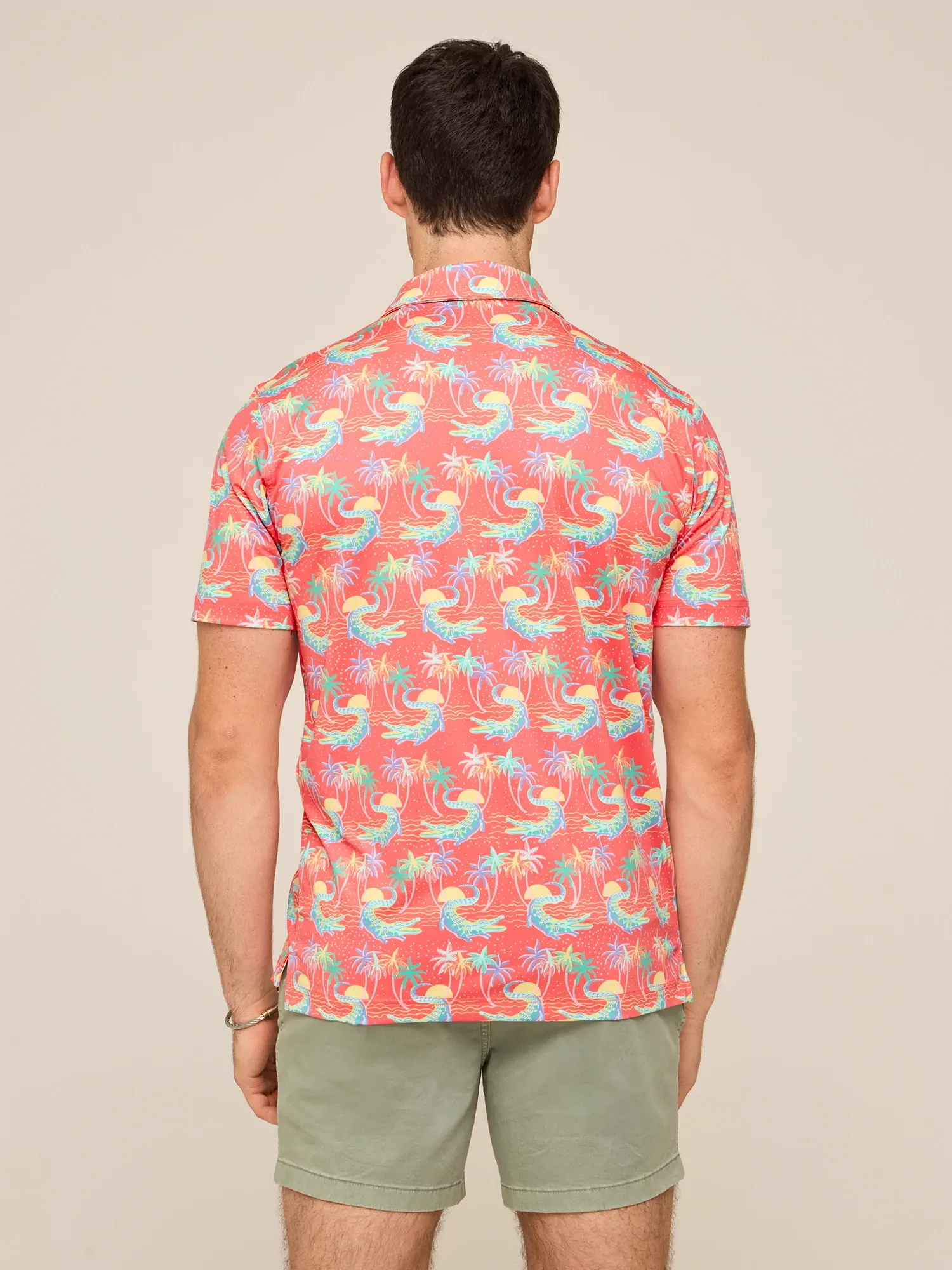 The Rock-a-Croc (Performance Polo)- Red