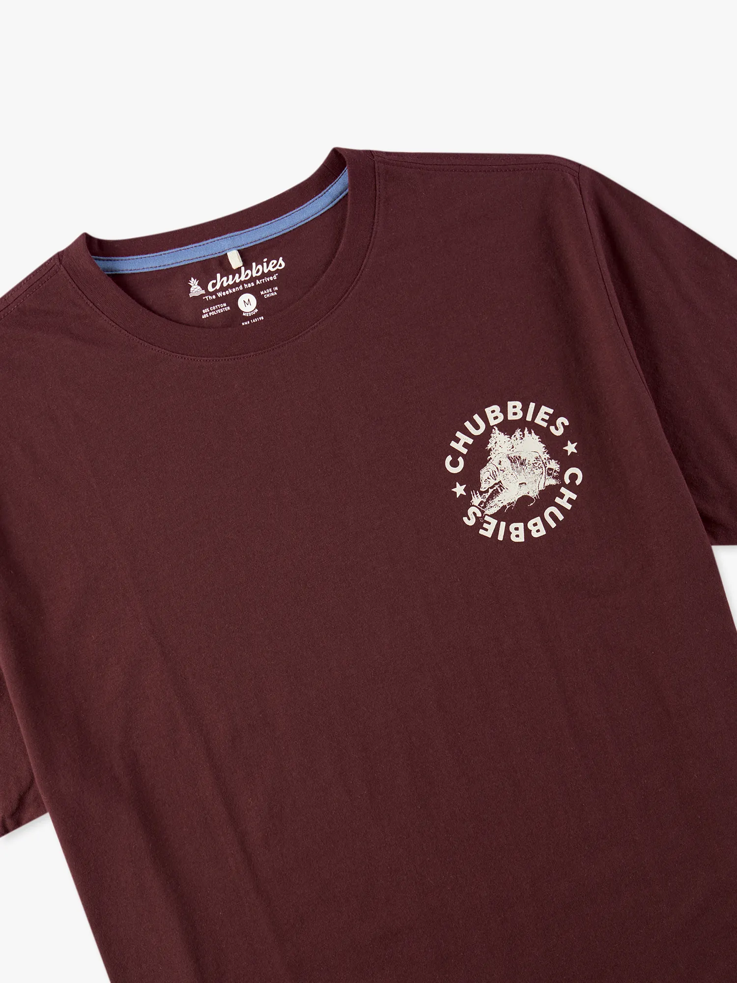 The Rough n' Tumble (Non Pocket Graphic Tee) - Burgundy