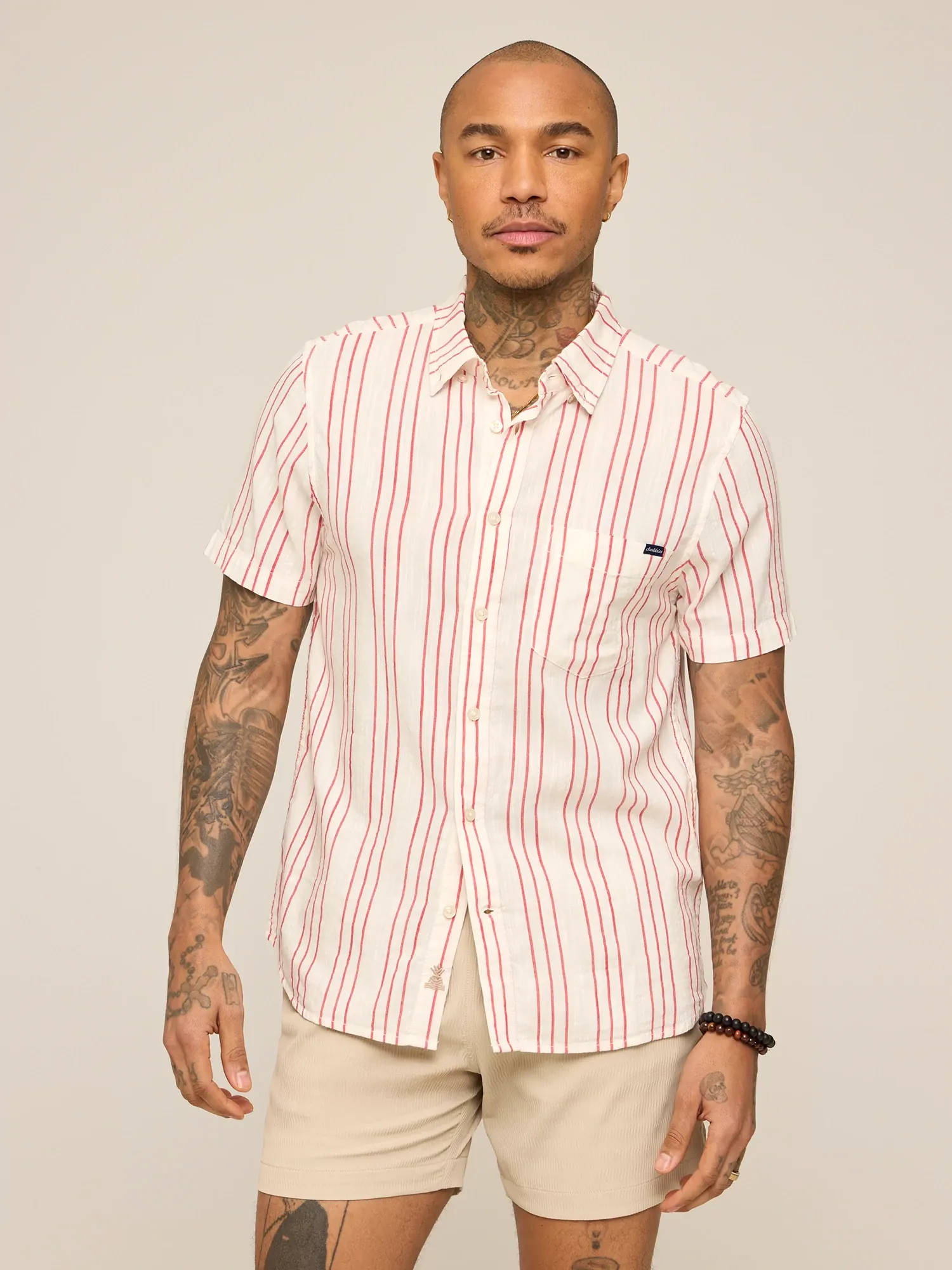 The Ruby Ribbon (Resort Weave Friday Shirt)