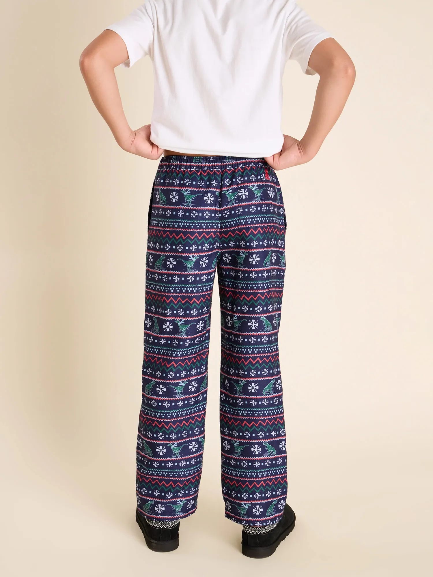 The Santasaurus Rex's (Boys Flannel PJ Pants)