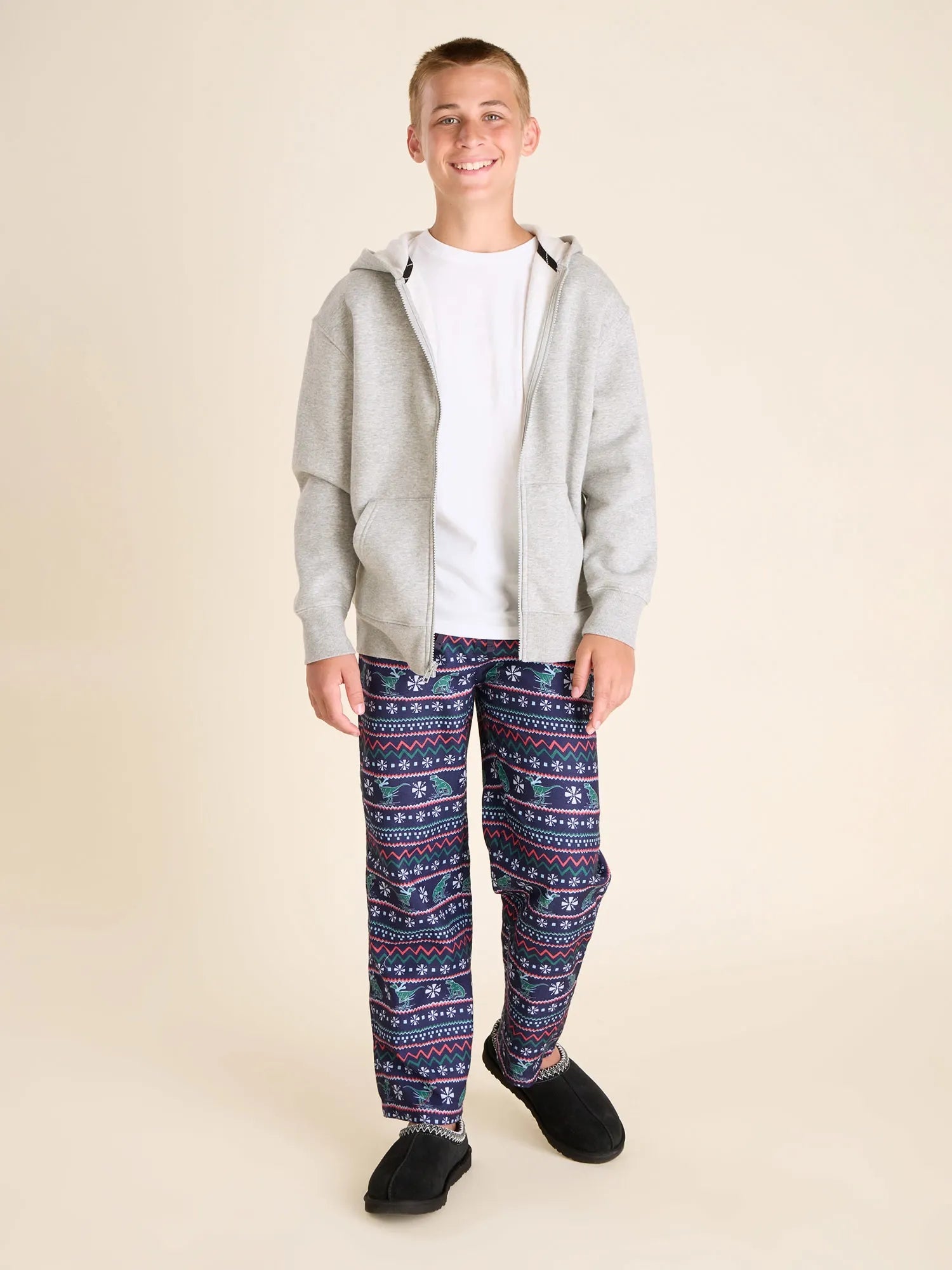 The Santasaurus Rex's (Boys Flannel PJ Pants)
