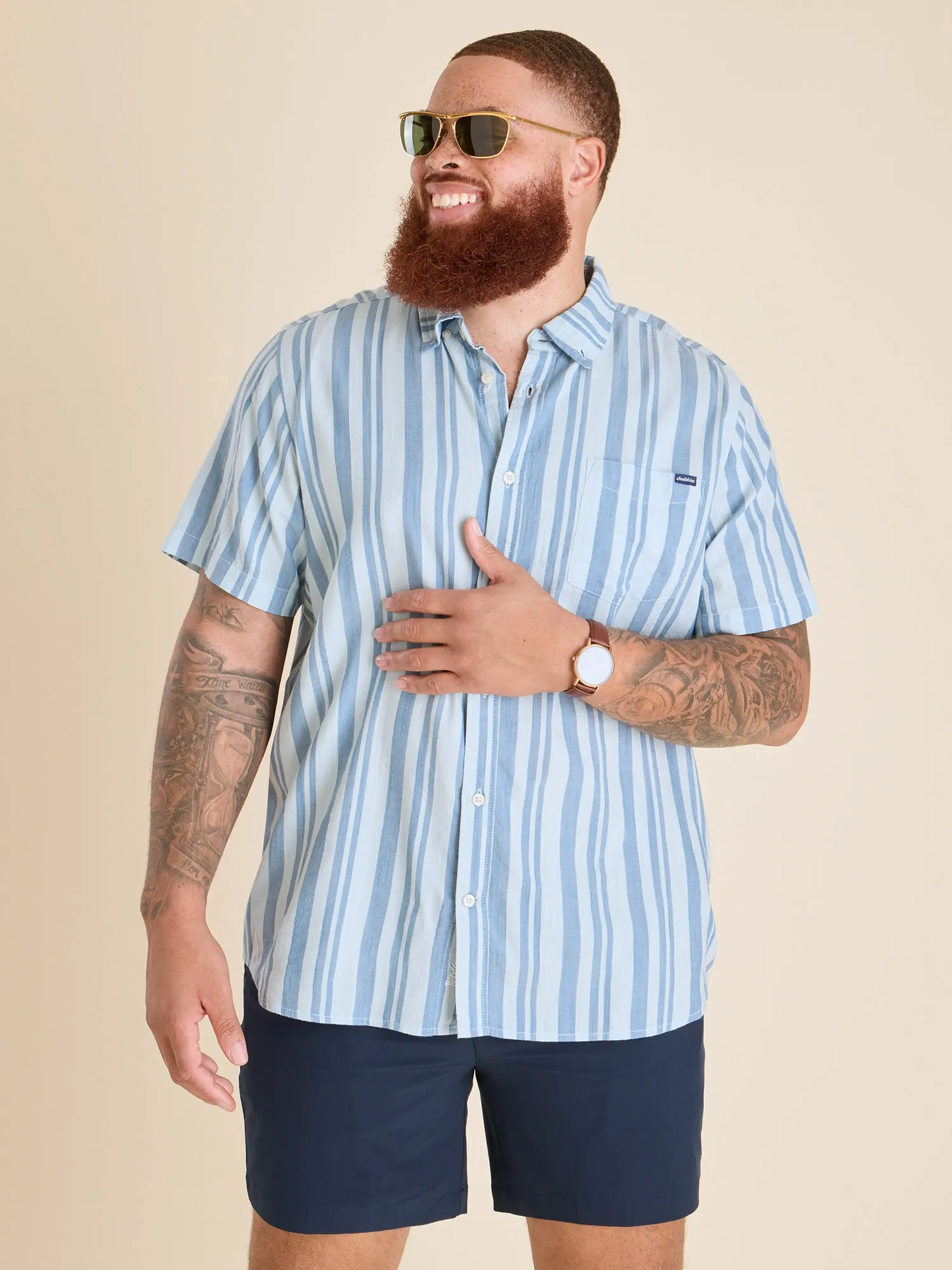 The Striped Up & Down (Resort Weave Friday Shirt)