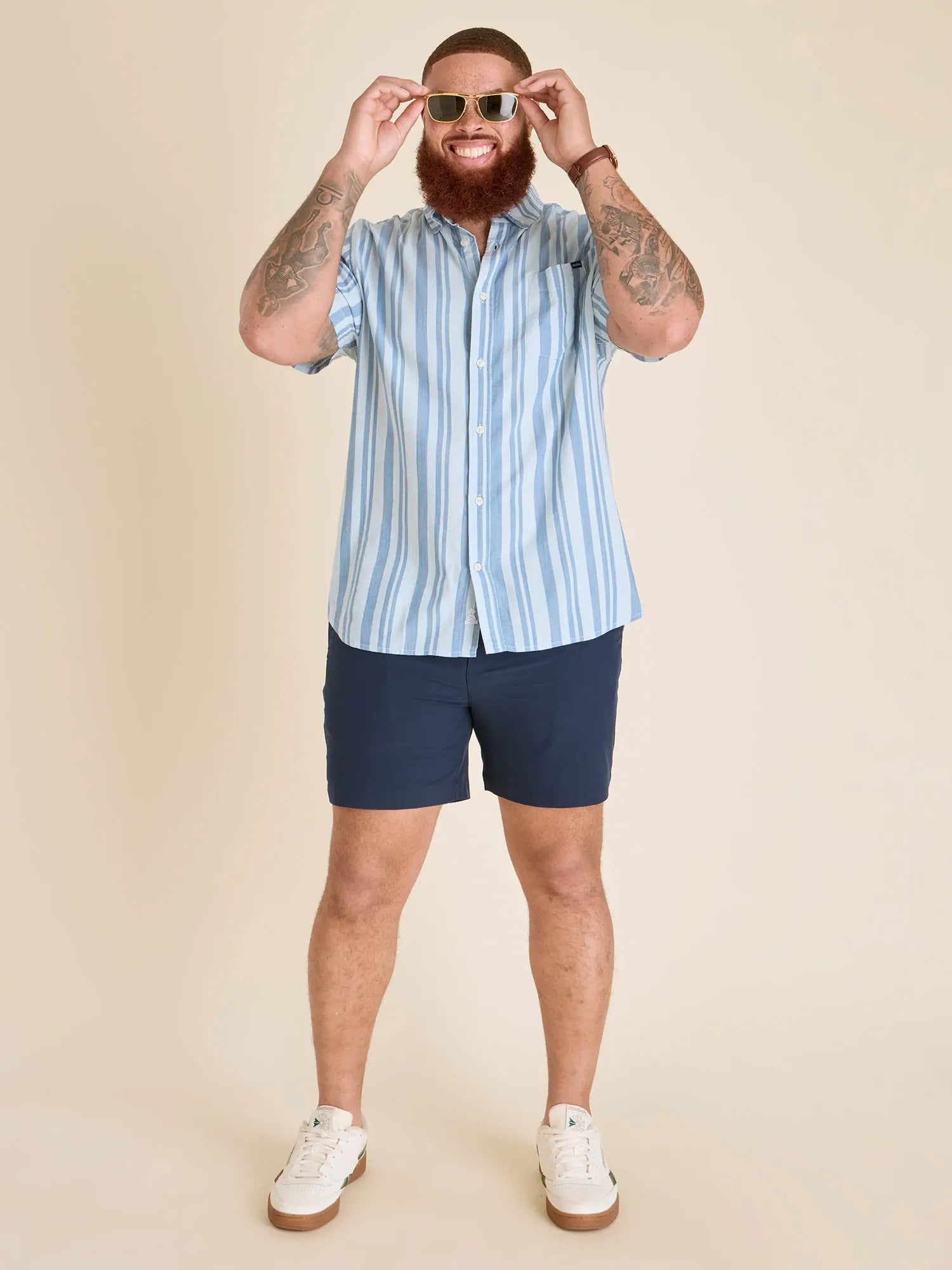 The Striped Up & Down (Resort Weave Friday Shirt)
